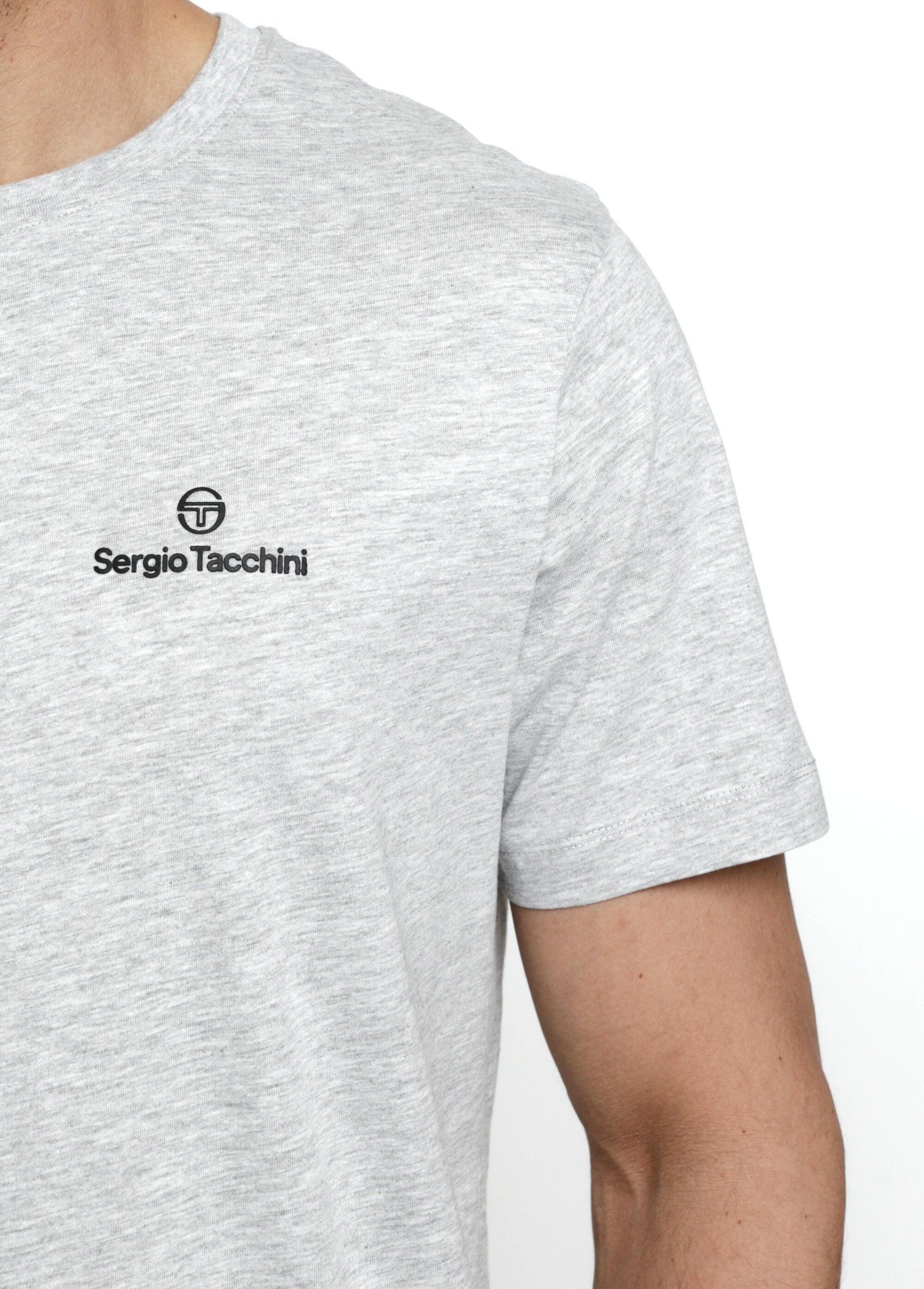 T-shirt_col_rond_manches_courtes,_chiné_Gris_DE1_slim