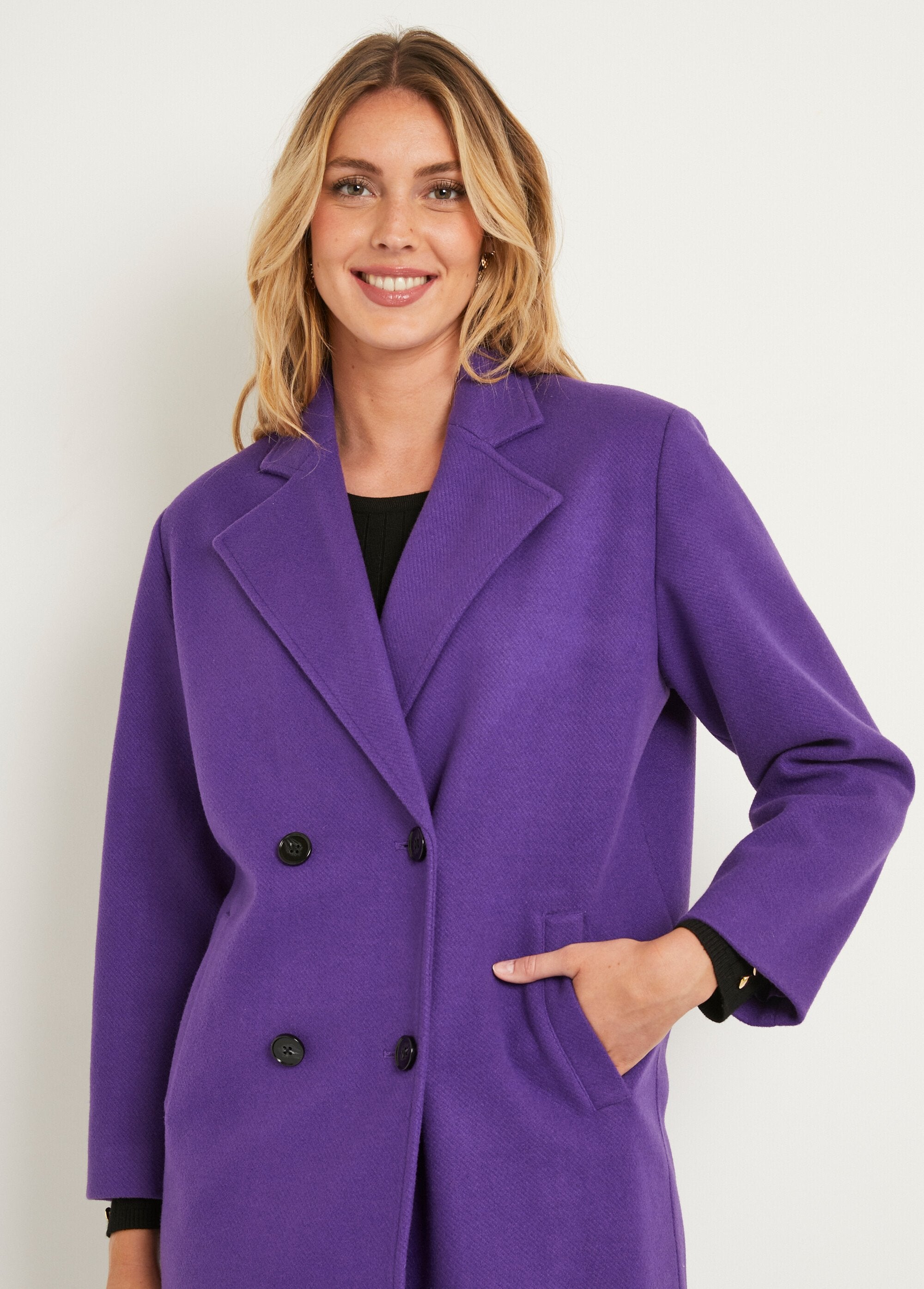 Manteau_double_boutonnage_col_tailleur_Violet_DE1_slim