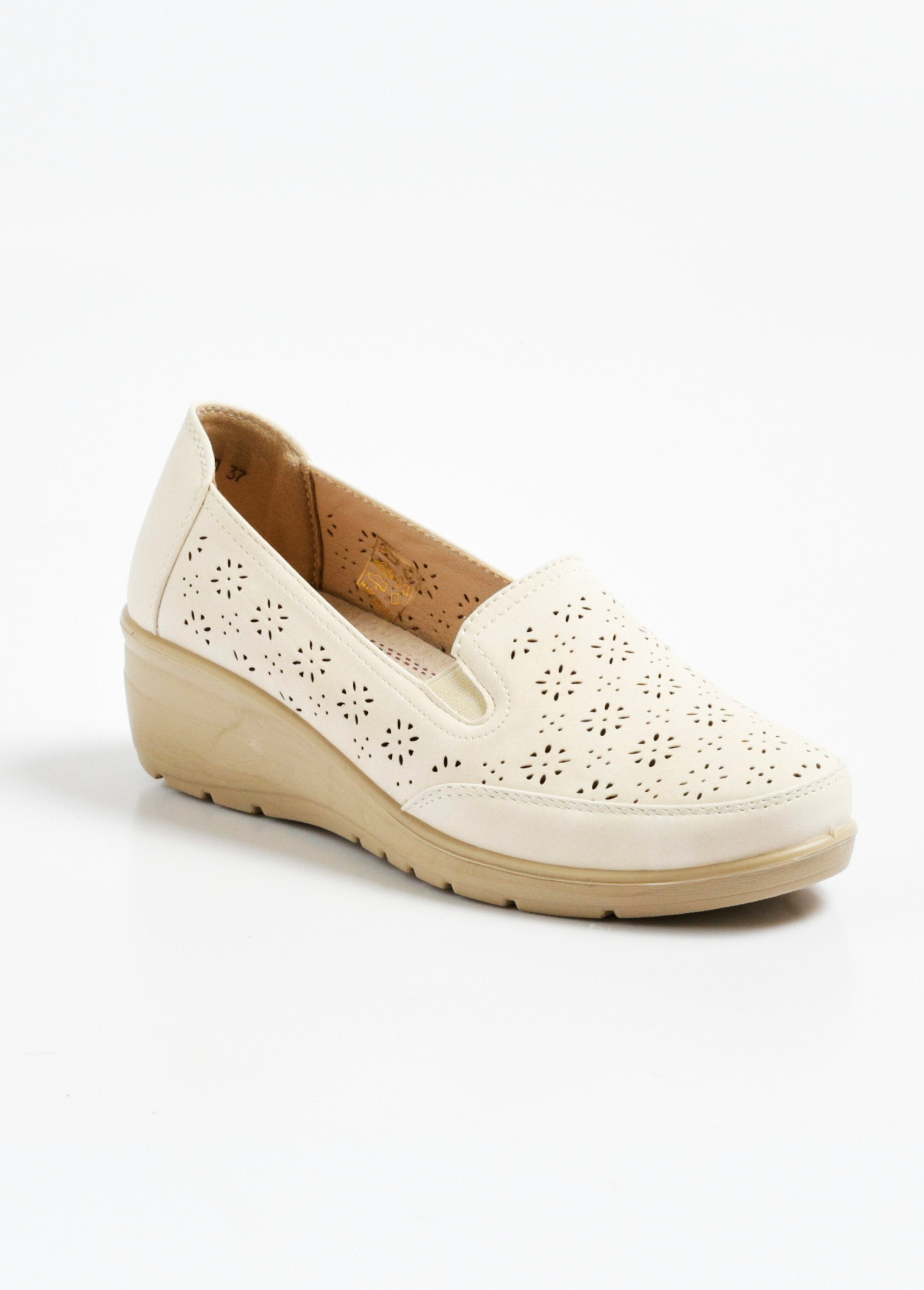 Mocassins Fantaisie Ajourés Grande Largeur Pediconfort – Confort & Élégance Pour Femmes