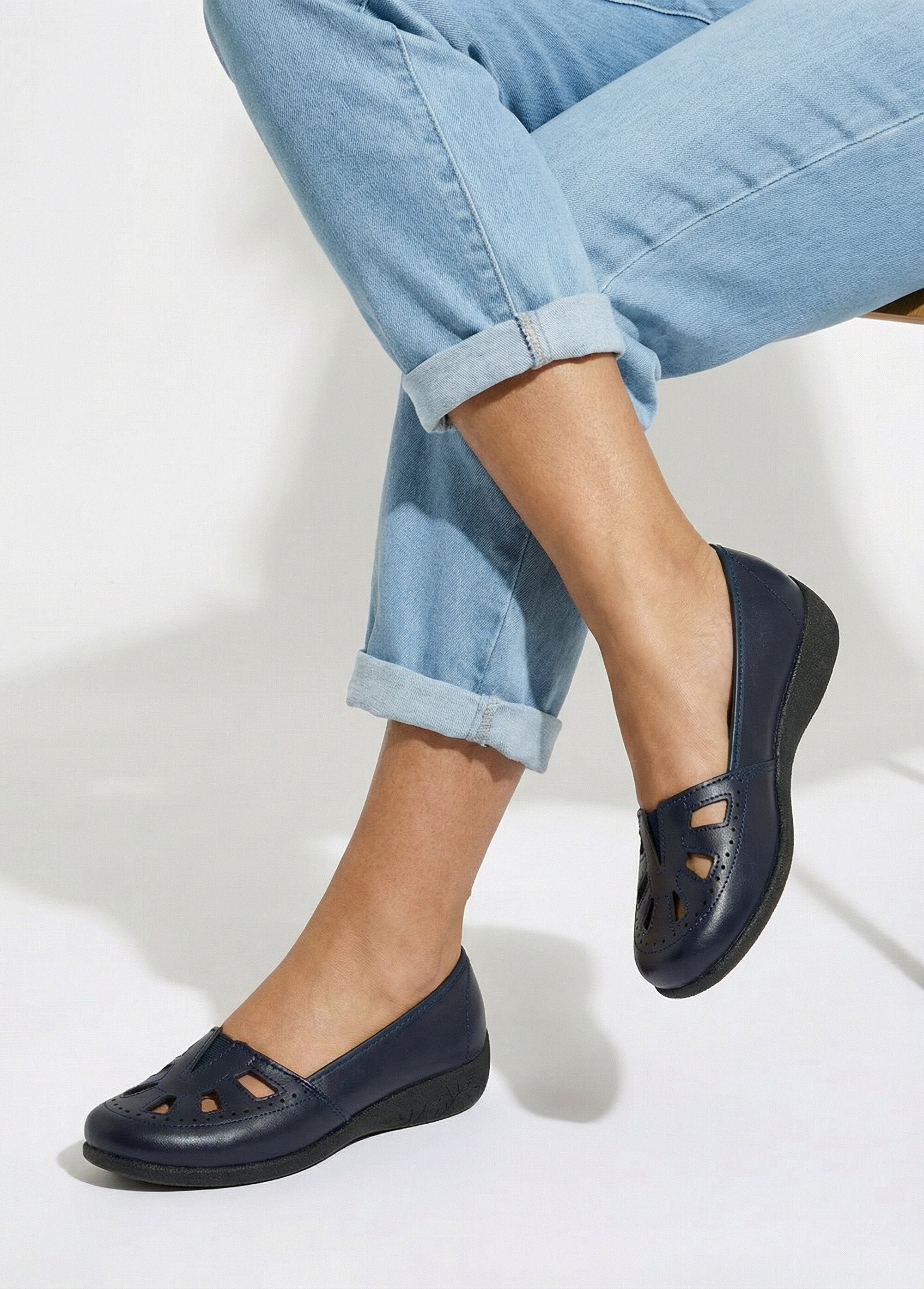 Mocassins_cuir_largeur_confort_élastiqué_Marine_SF1_slim