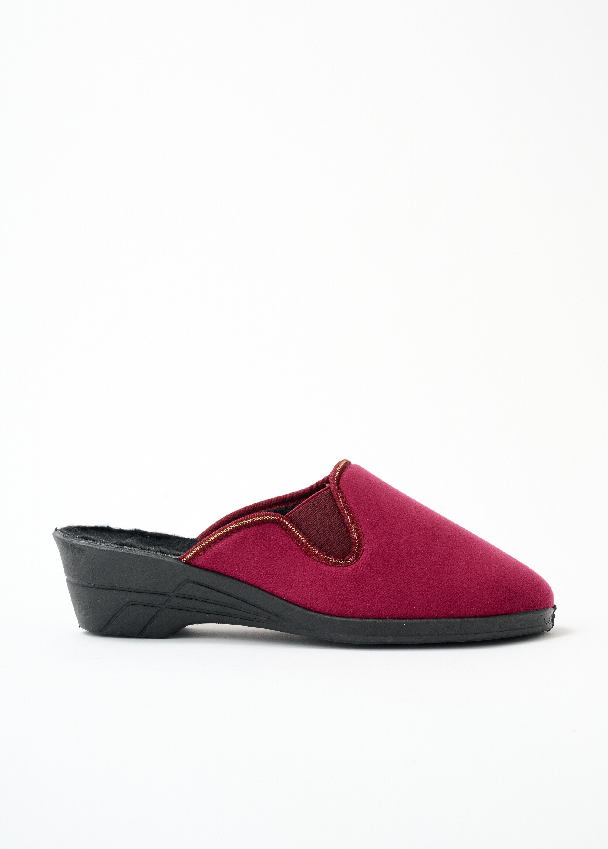 Chaussons_mules_à_talons,_largeur_confort_Uni_bordeaux_DR1_slim