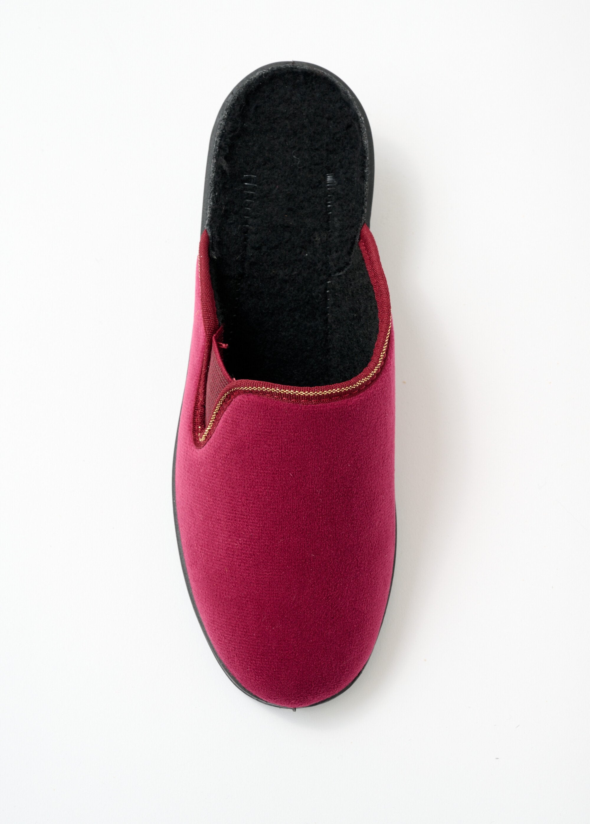 Chaussons_mules_à_talons,_largeur_confort_Uni_bordeaux_OV1_slim