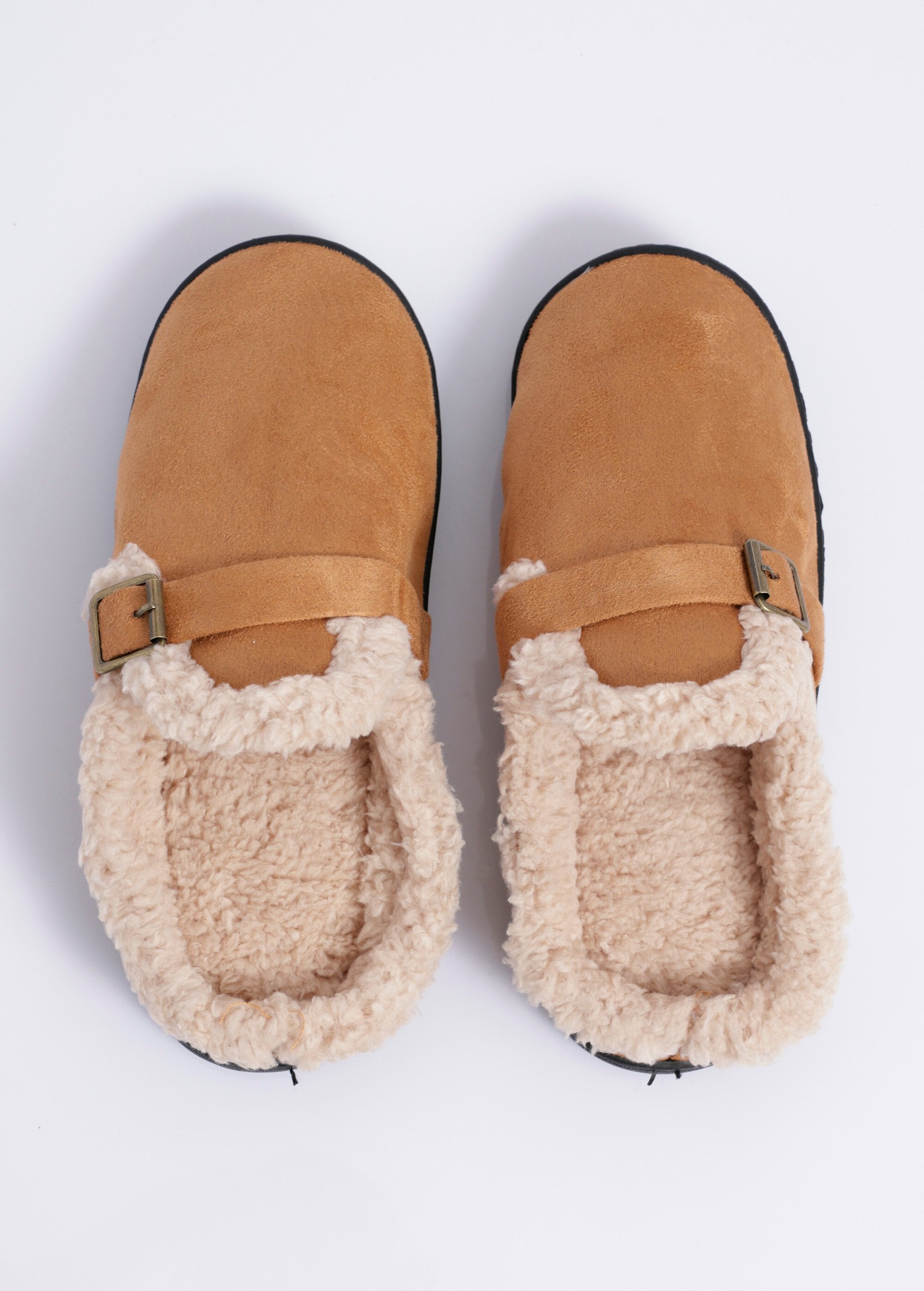 Slipvaste_suède_muiltjes_met_voering_Camel_OV1_slim