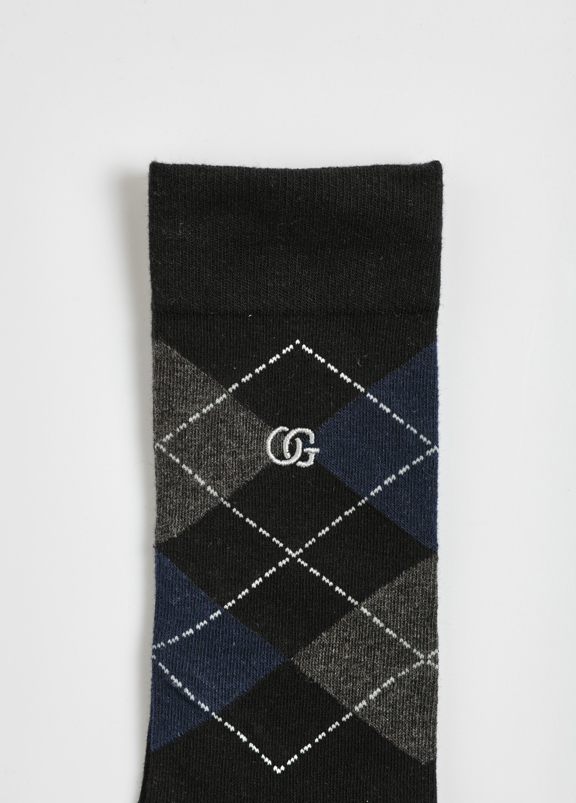 Paire_de_chaussettes_motifs_losanges_Noir_DE2_slim