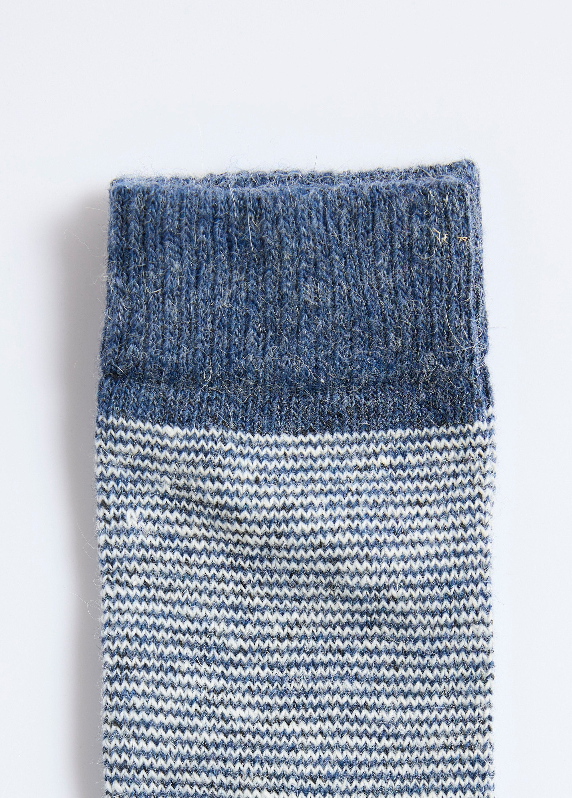 Paire_de_chaussettes_rayées_chaudes_avec_laine_Bleu_DE2_slim