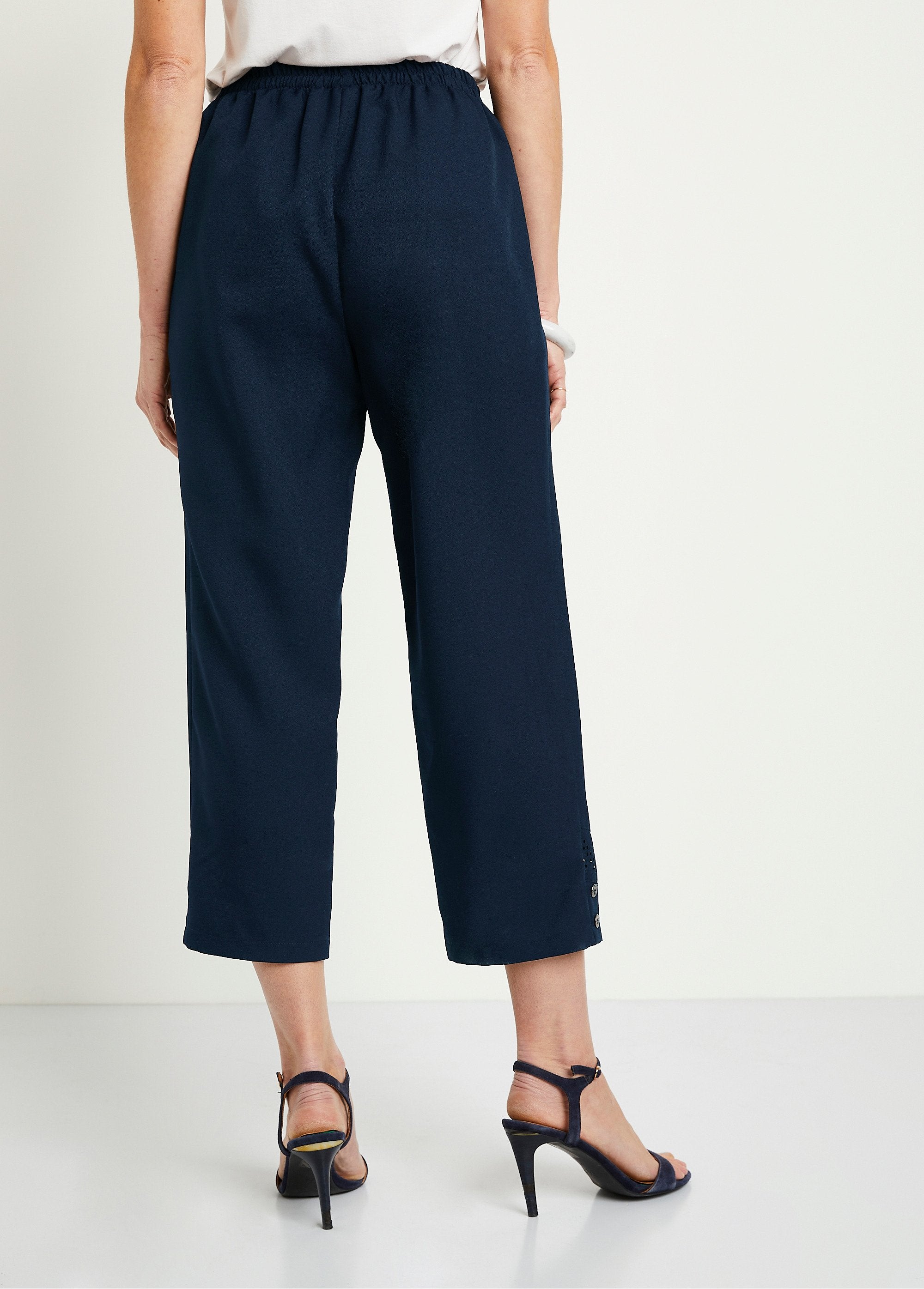 Pantacourt_ceinture_élastiquée_ajouré_Marine_DO1_slim