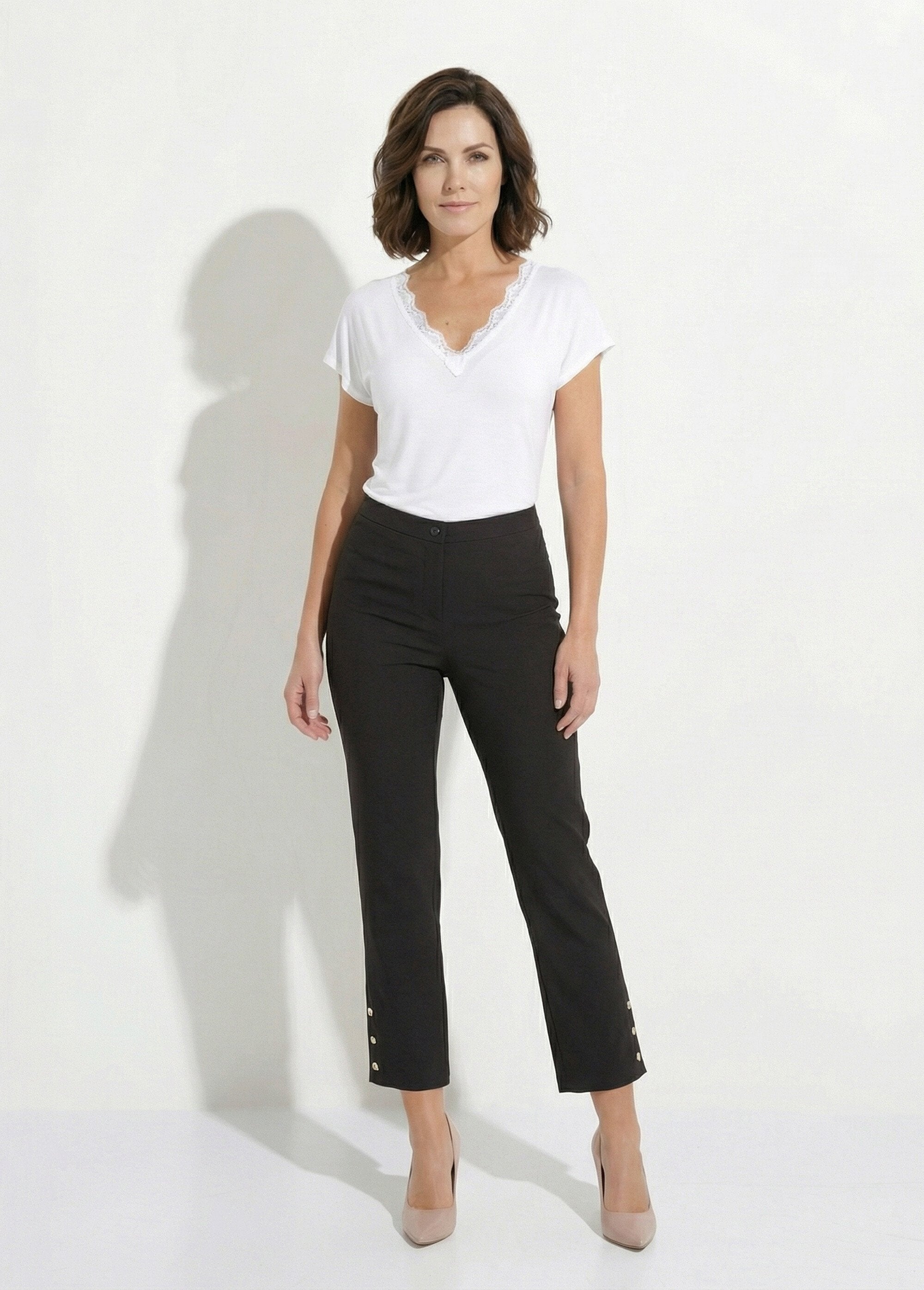 Pantalon_droit_7/8e_uni_infroissable_Noir_SF1_slim