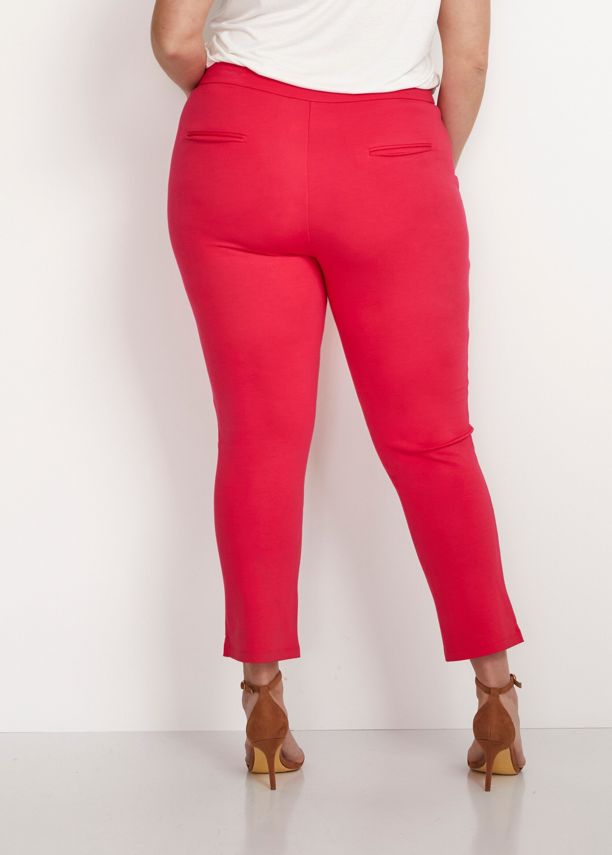 Pantalon_droit_7/8ème_maille_milano_Rose_DO1_curvy