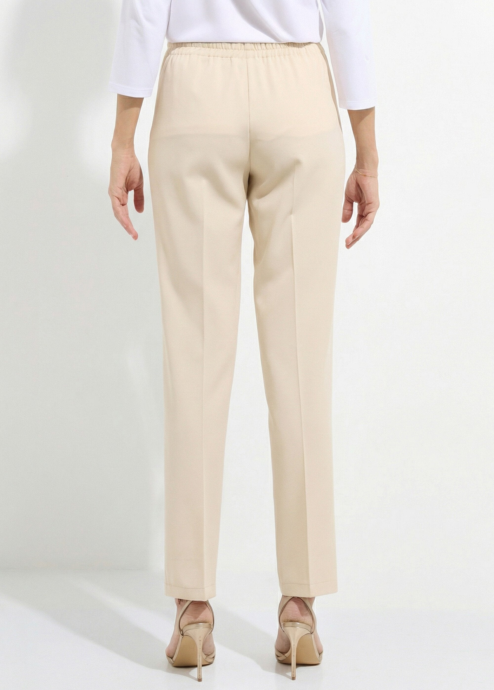 Pantalon_droit_taille_semi-élastiquée_Sable_DO1_slim