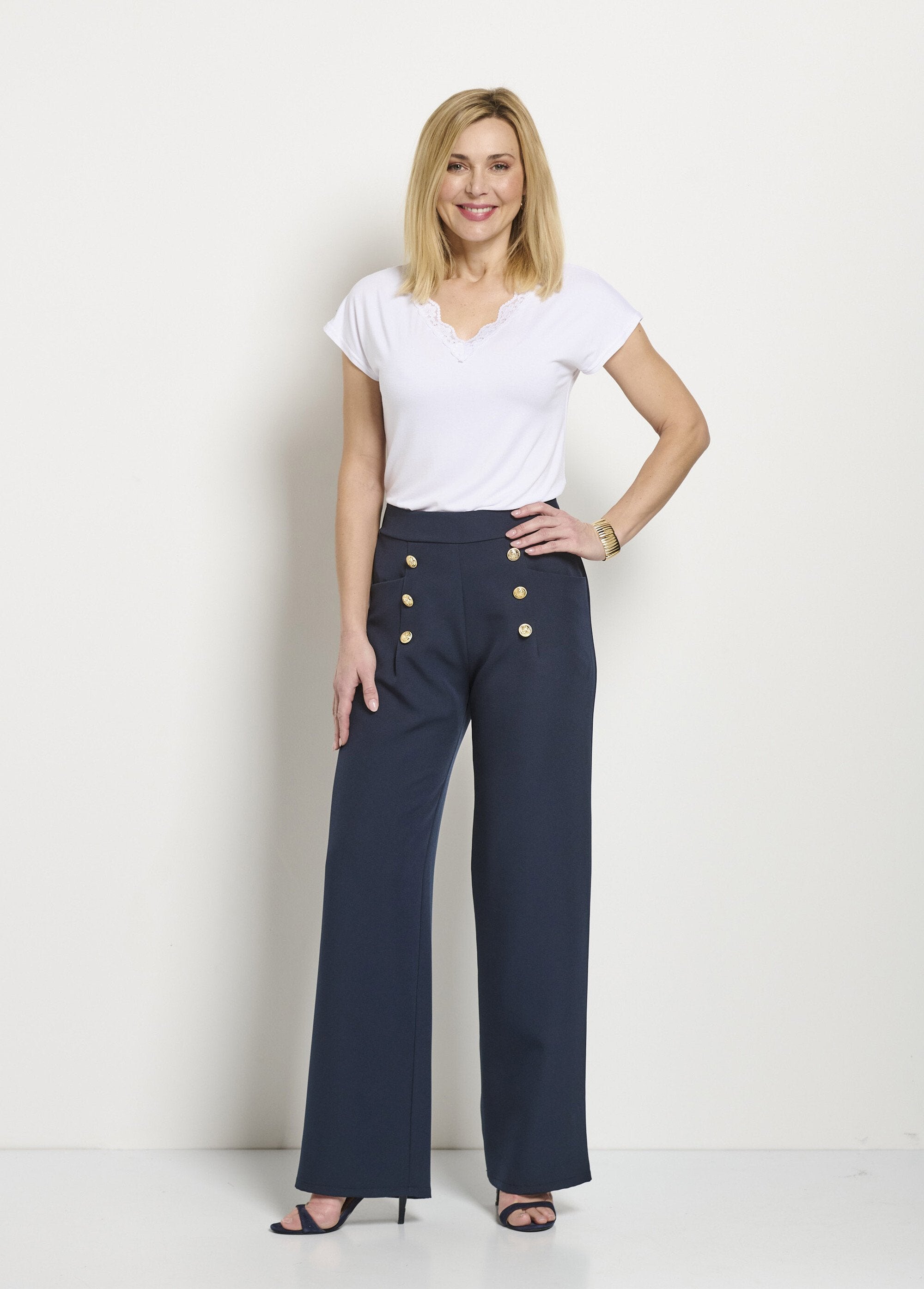 Broek_met_brugeffect_en_elastische_tailleband_achter_Marine_SF1_slim