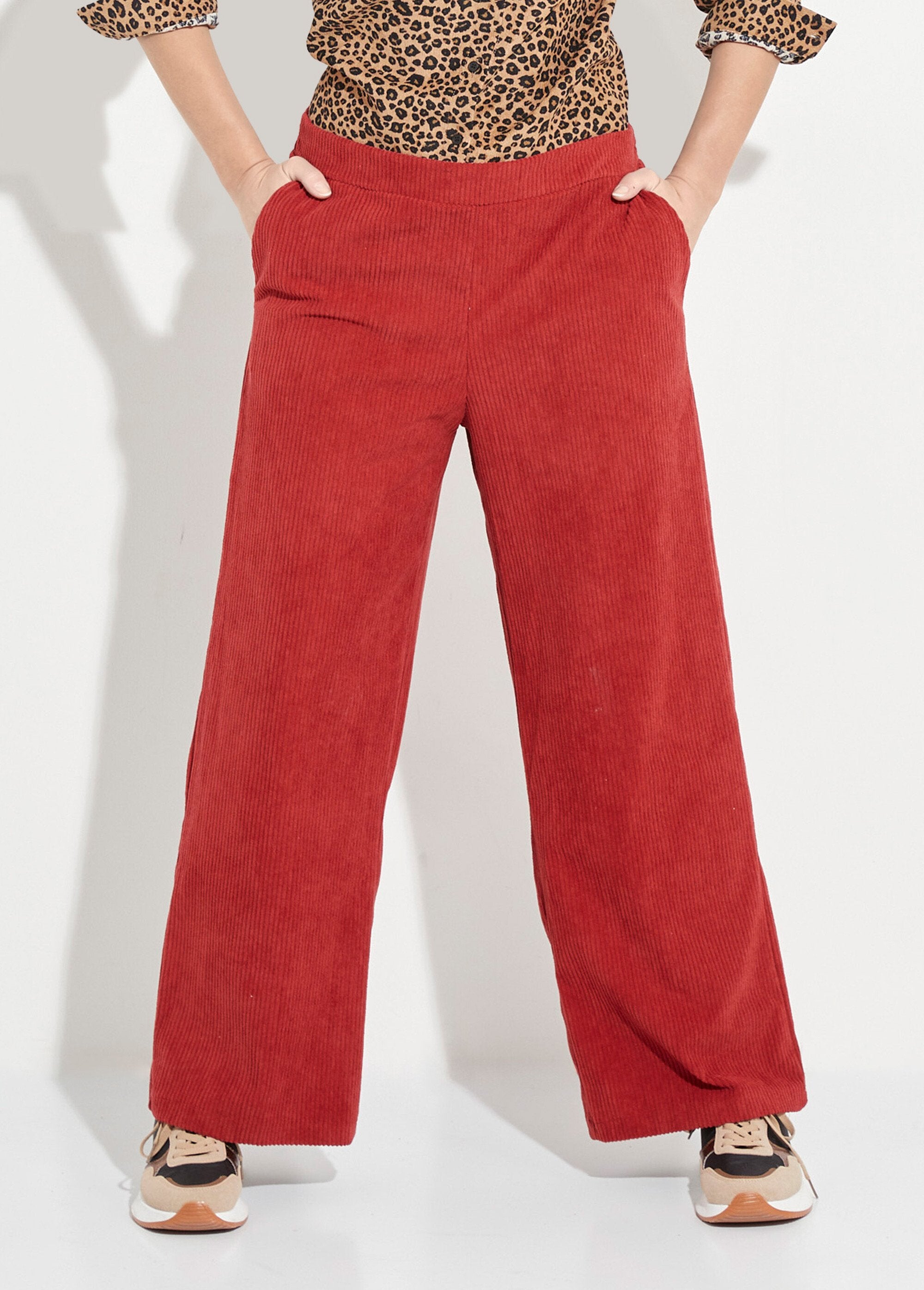 Pantalon Velours Grosses Cotes Femme