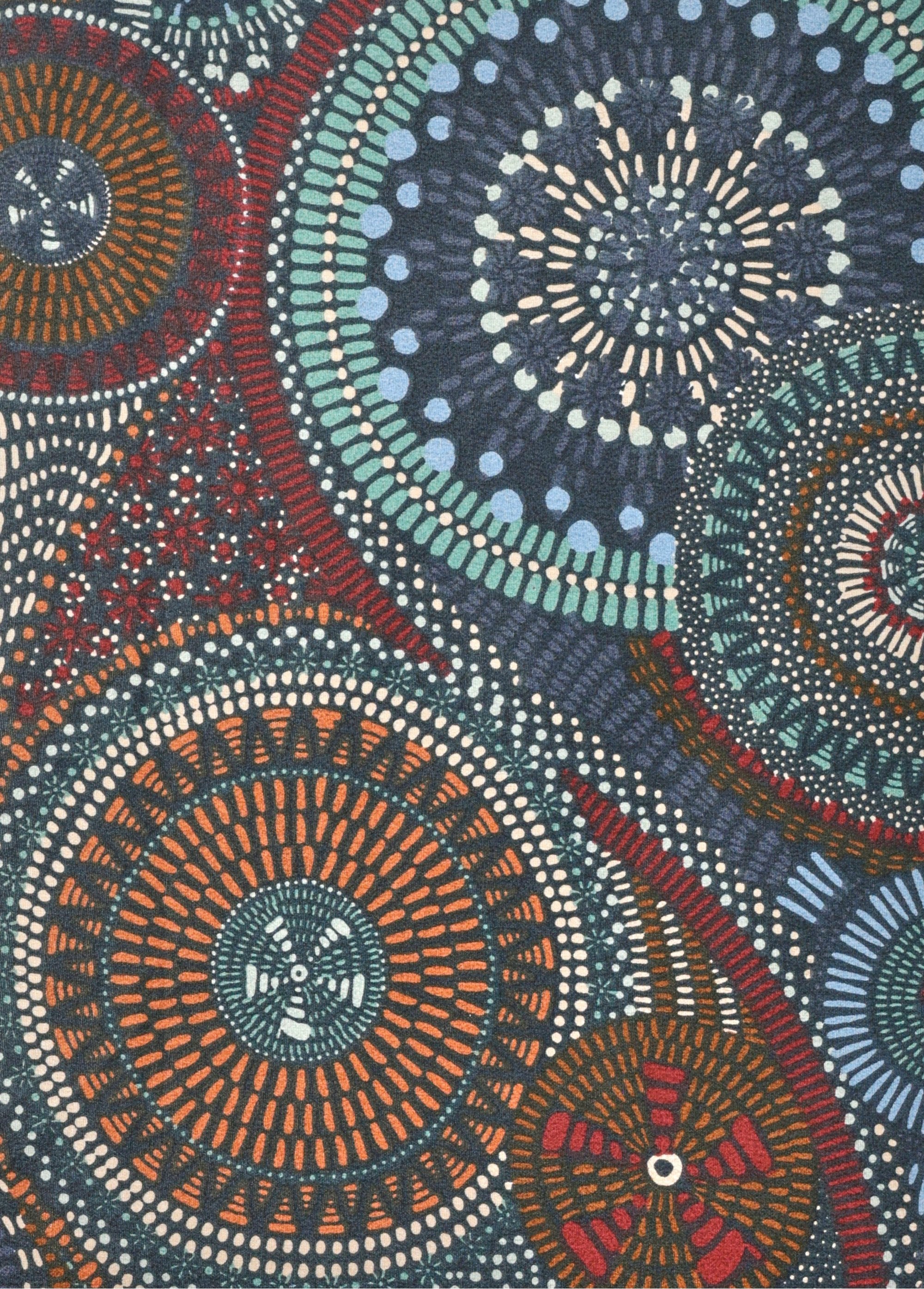 3-delige_perkal_bedlinnen_set_met_dekbedovertrek,_rozetten_Imprime_bleu_DE1_slim