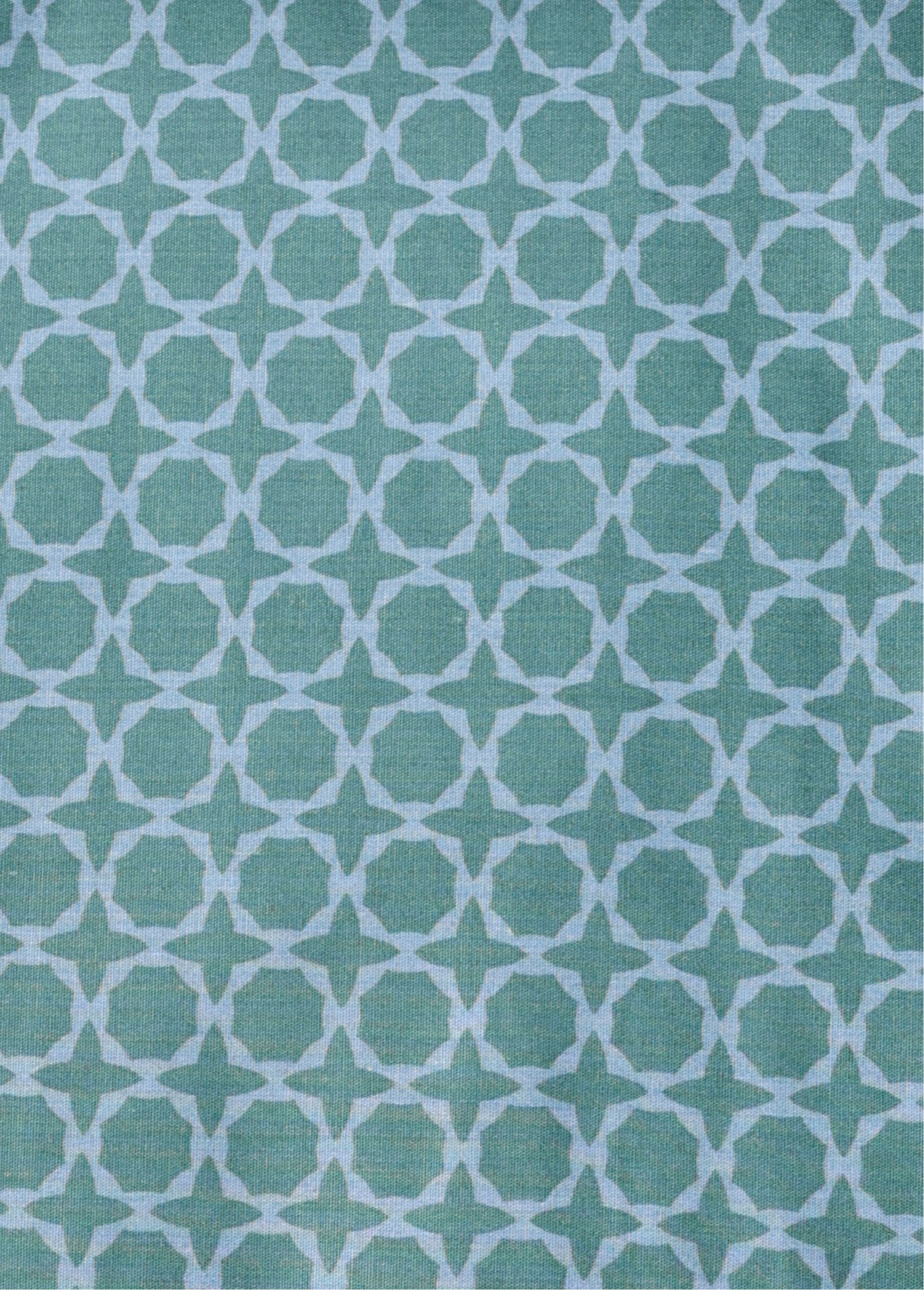 Parure_de_lit_3_pièces_percale_avec_housse_de_couette,_rosaces_Imprime_bleu_DE2_slim