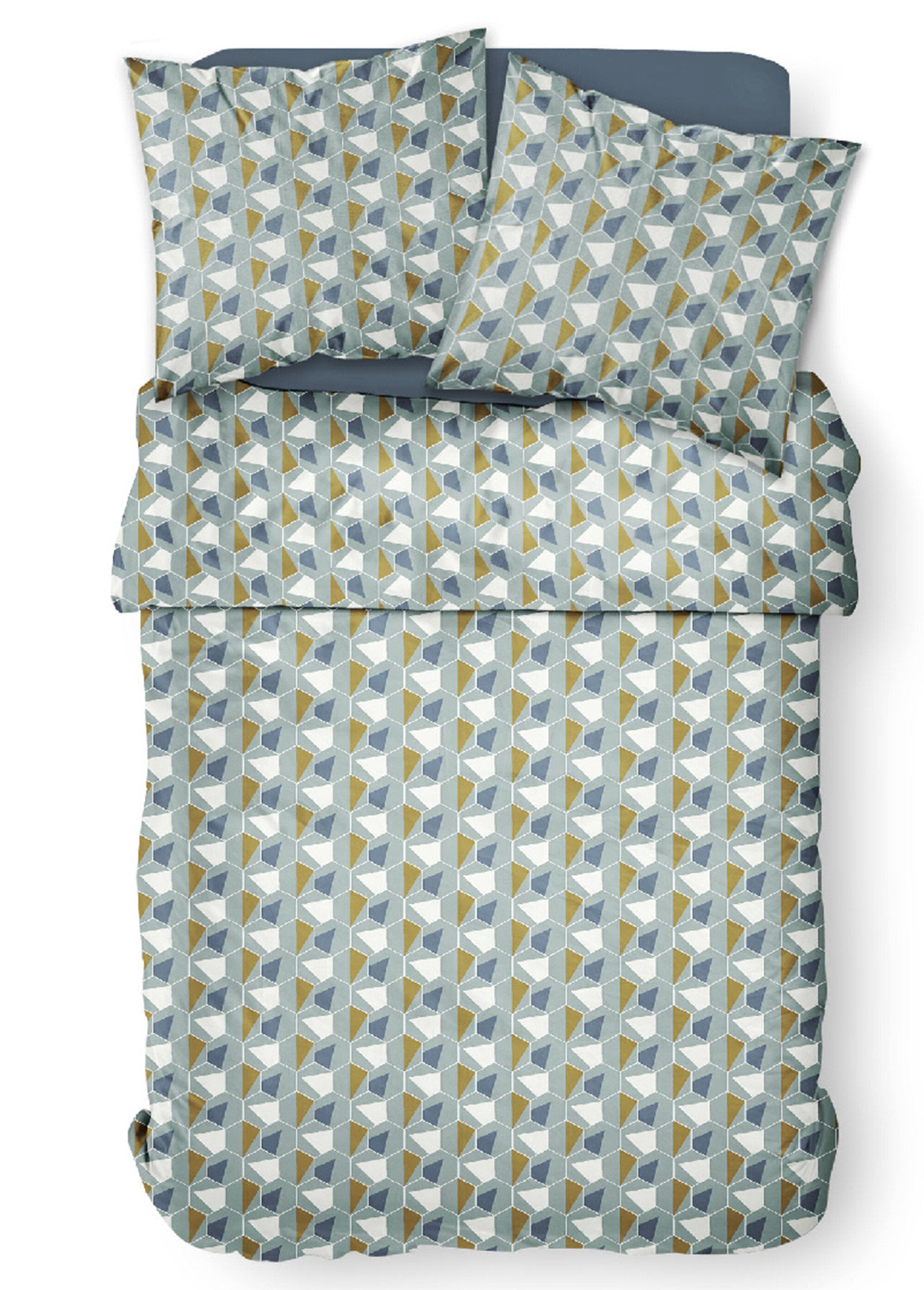 Parure_pur_coton_240_x_220cm,_Géométrique_Gris_et_blanc_et_marron_DE1_slim