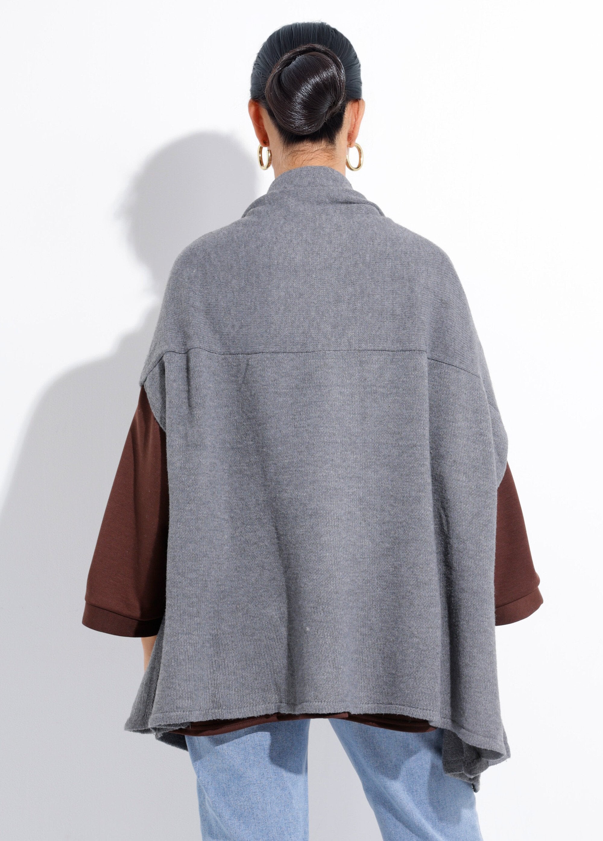 Poncho_cape_chaud_maille_avec_laine_Gris_DO1_slim
