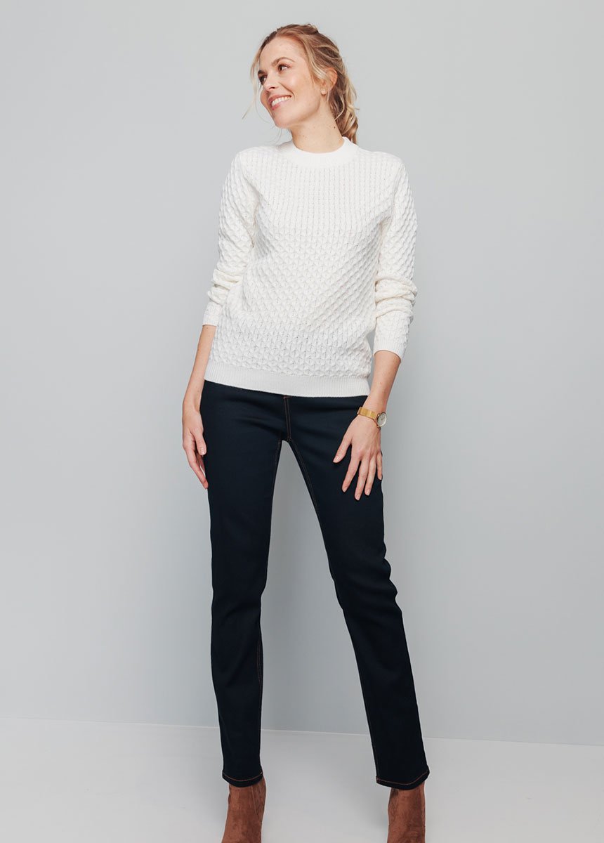 Pull_chaud_court_col_montant_maille_épaisse_Ecru_SF1_slim
