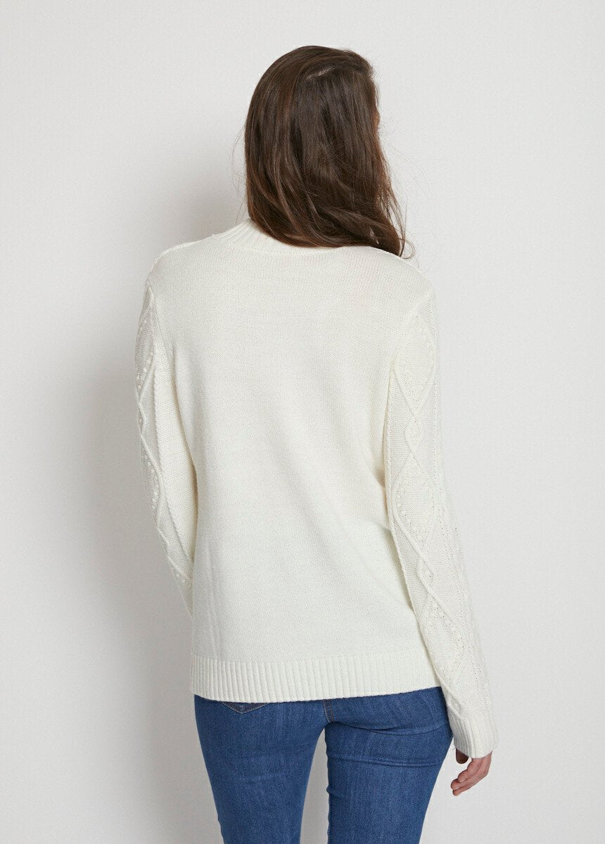 Pull_chaud_court_col_montant_torsades_Ecru_DO1_slim