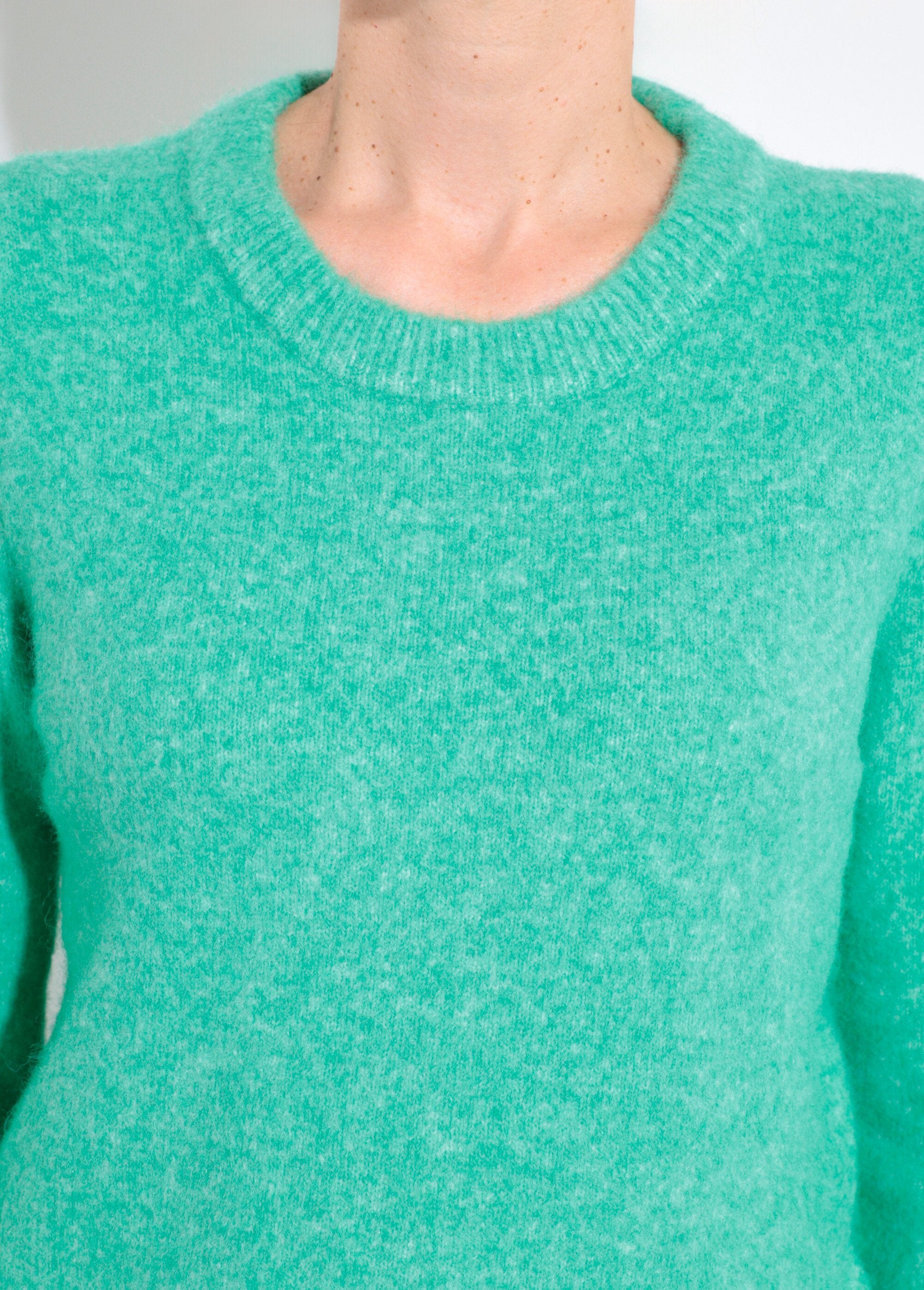 Pull_col_rond_chaud_laine_duveteux_Vert_DE1_slim