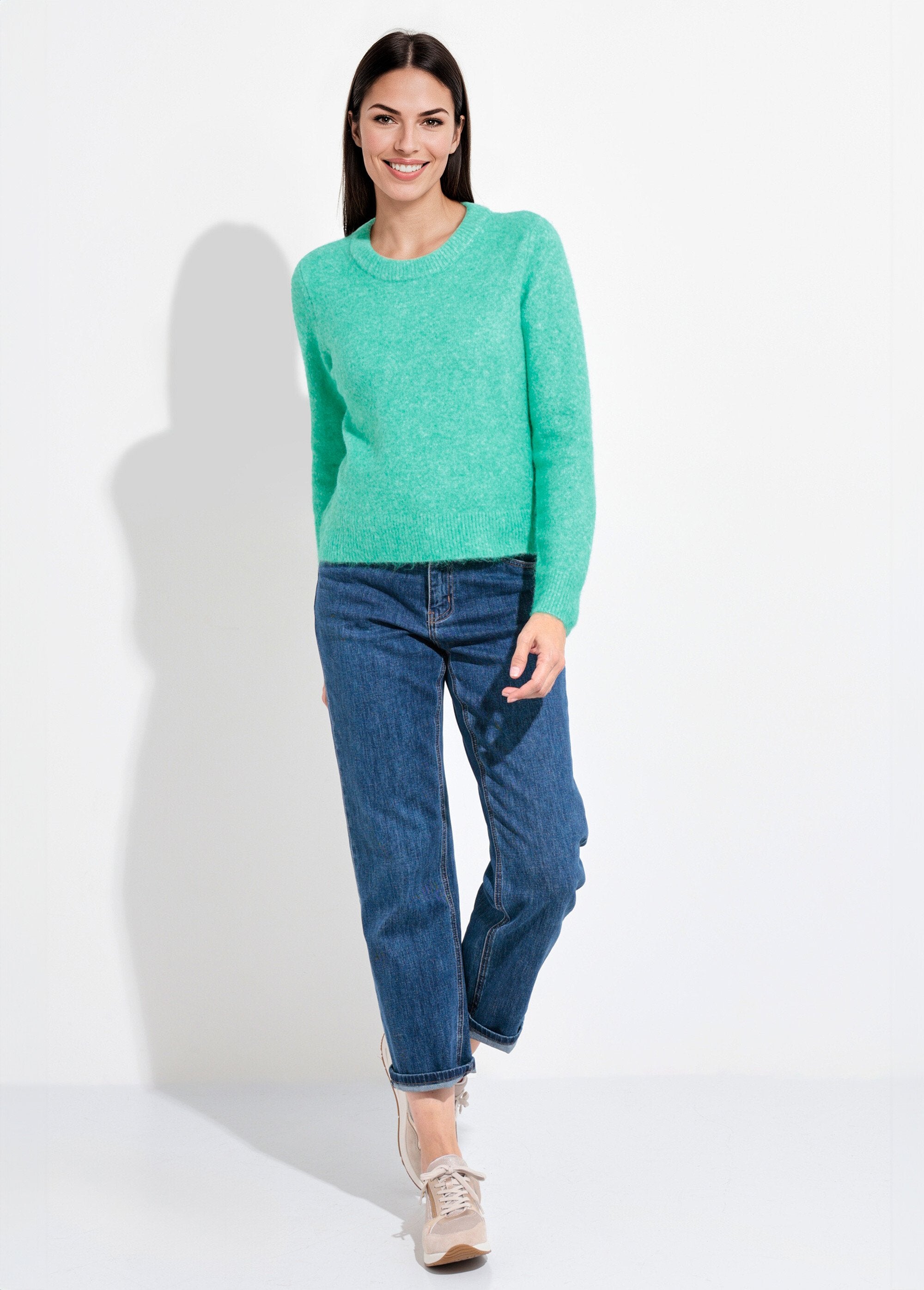 Pull_col_rond_chaud_laine_duveteux_Vert_SF1_slim