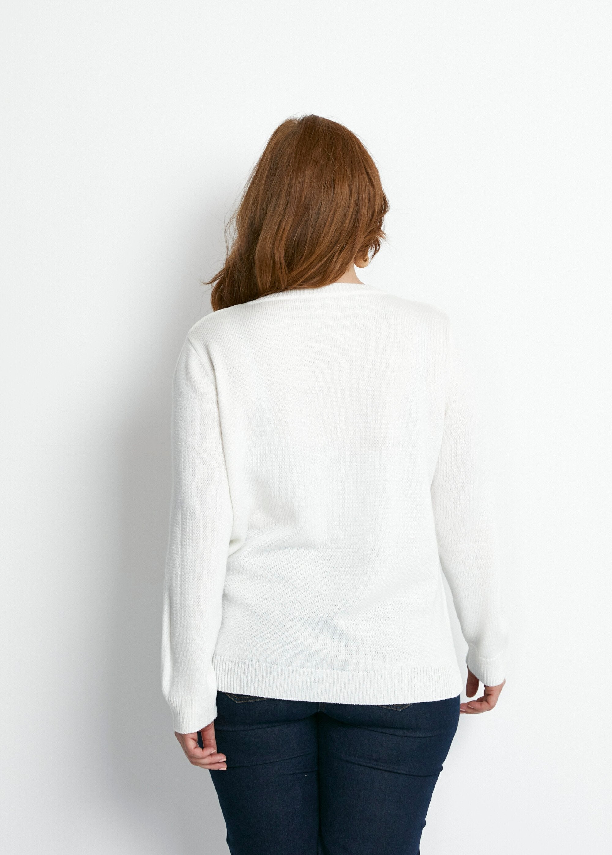 Pull_col_rond_fantaisie_ajourée_et_perlée_Ecru_DO1_curvy