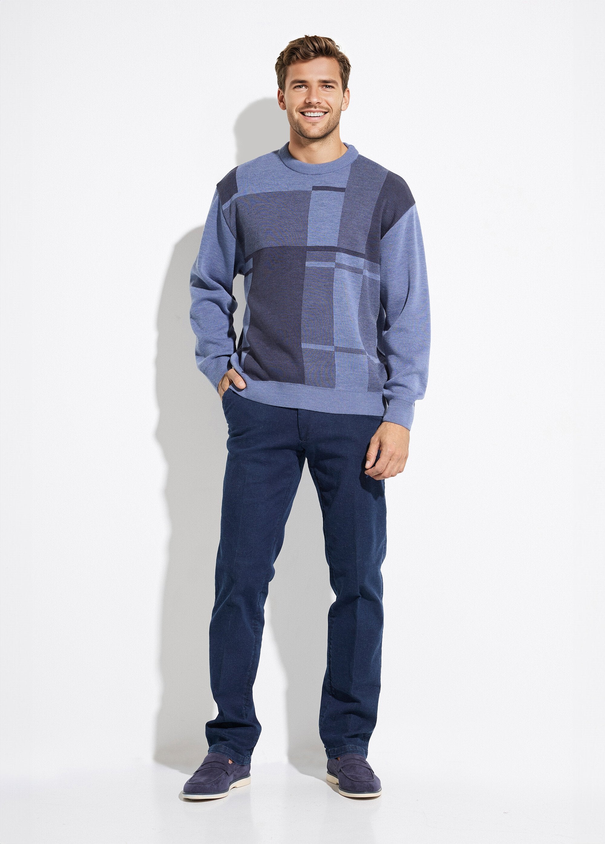 Pull_col_rond_maille_jacquard_avec_laine_Bleu_SF1_slim