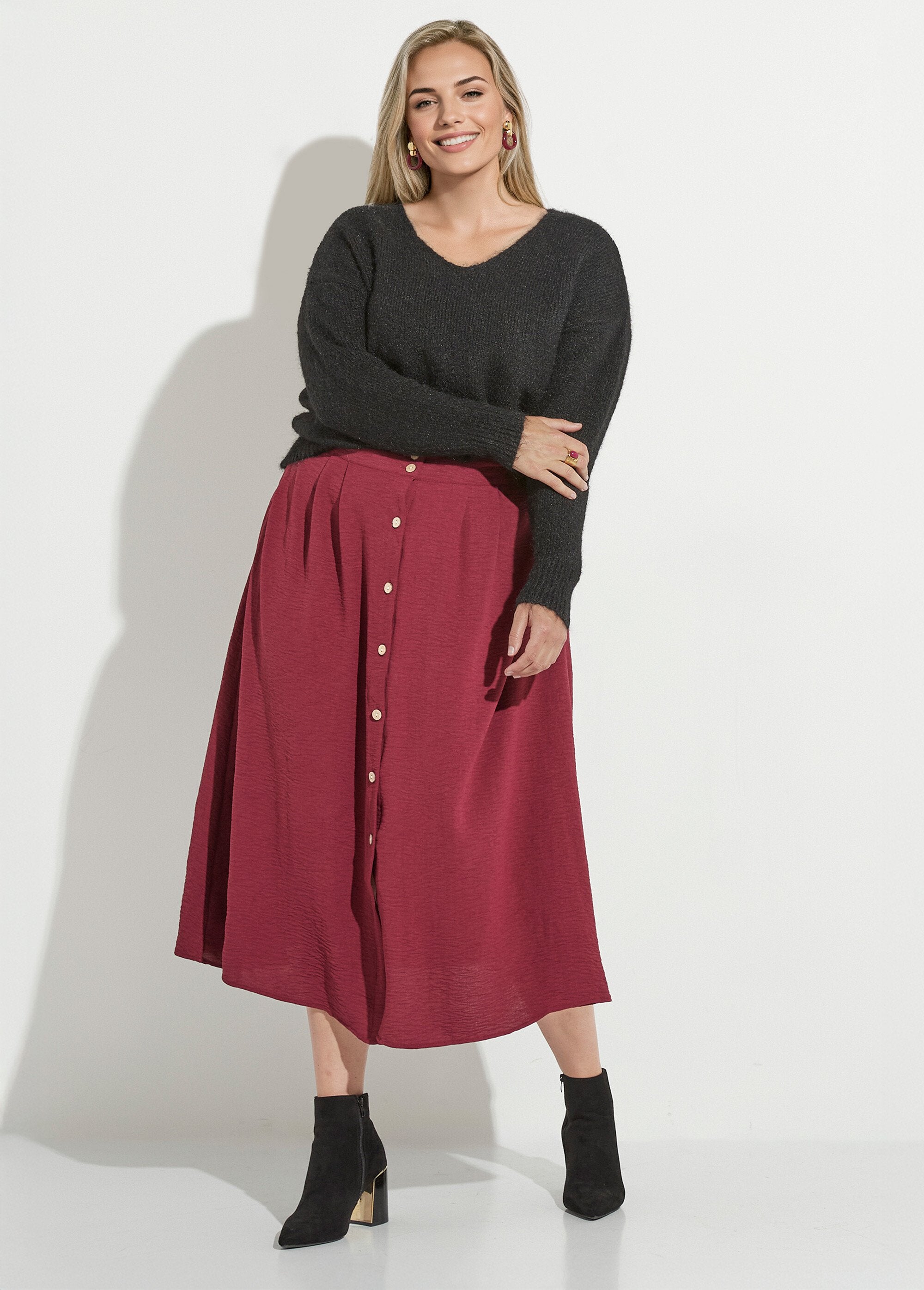 Pull_col_V_fin_et_chaud_avec_laine_Noir_SF1_curvy