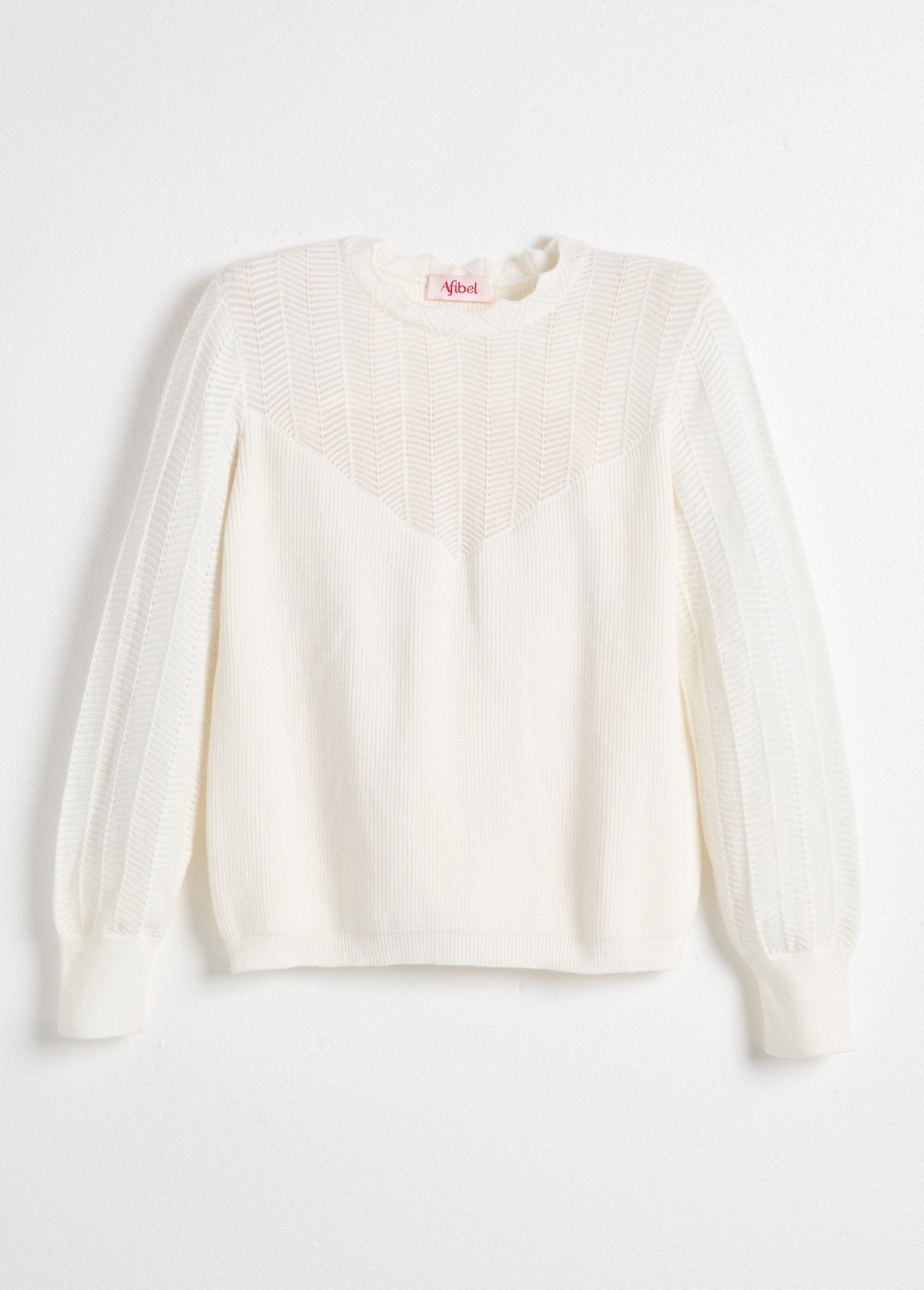 Pull_doux_col_rond_manches_longues_blousantes_Ecru_AP1_slim