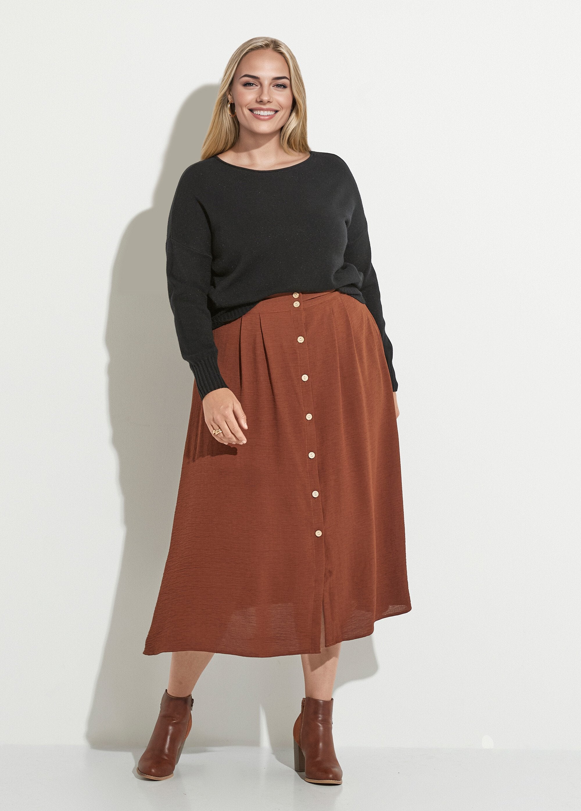 Pull_encolure_bateau_avec_bords_côtelés_Noir_SF1_curvy