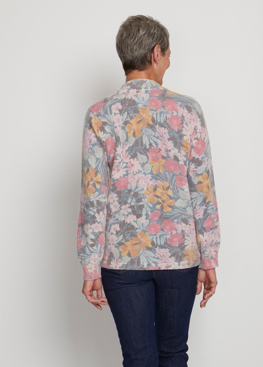 Pull_fin_chaud_imprimé_col_rond_mélange_laine_Rose_et_vert_DO1_slim