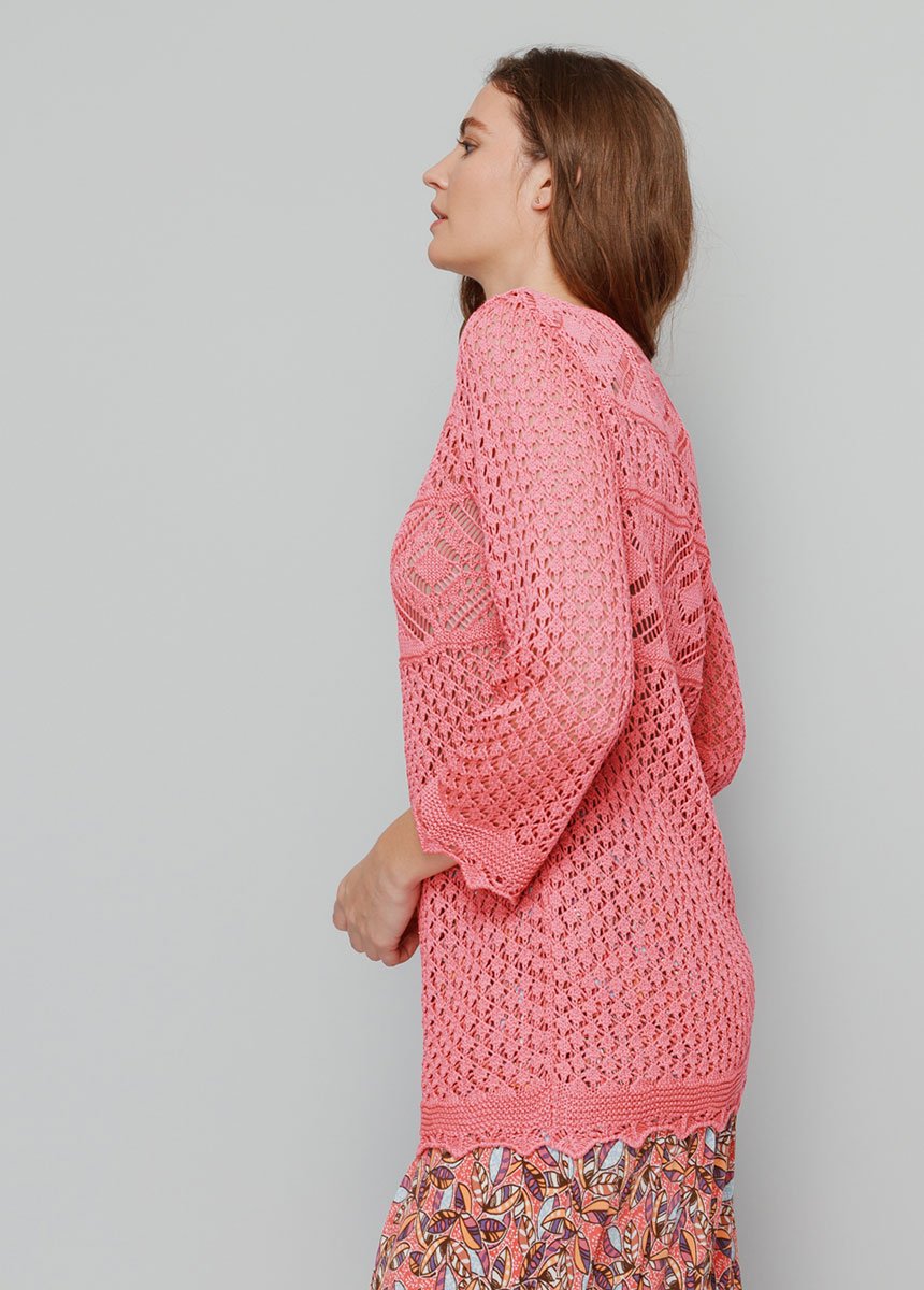 Pull_maille_ajourée_effet_crochet_Fuchsia_DR1_slim
