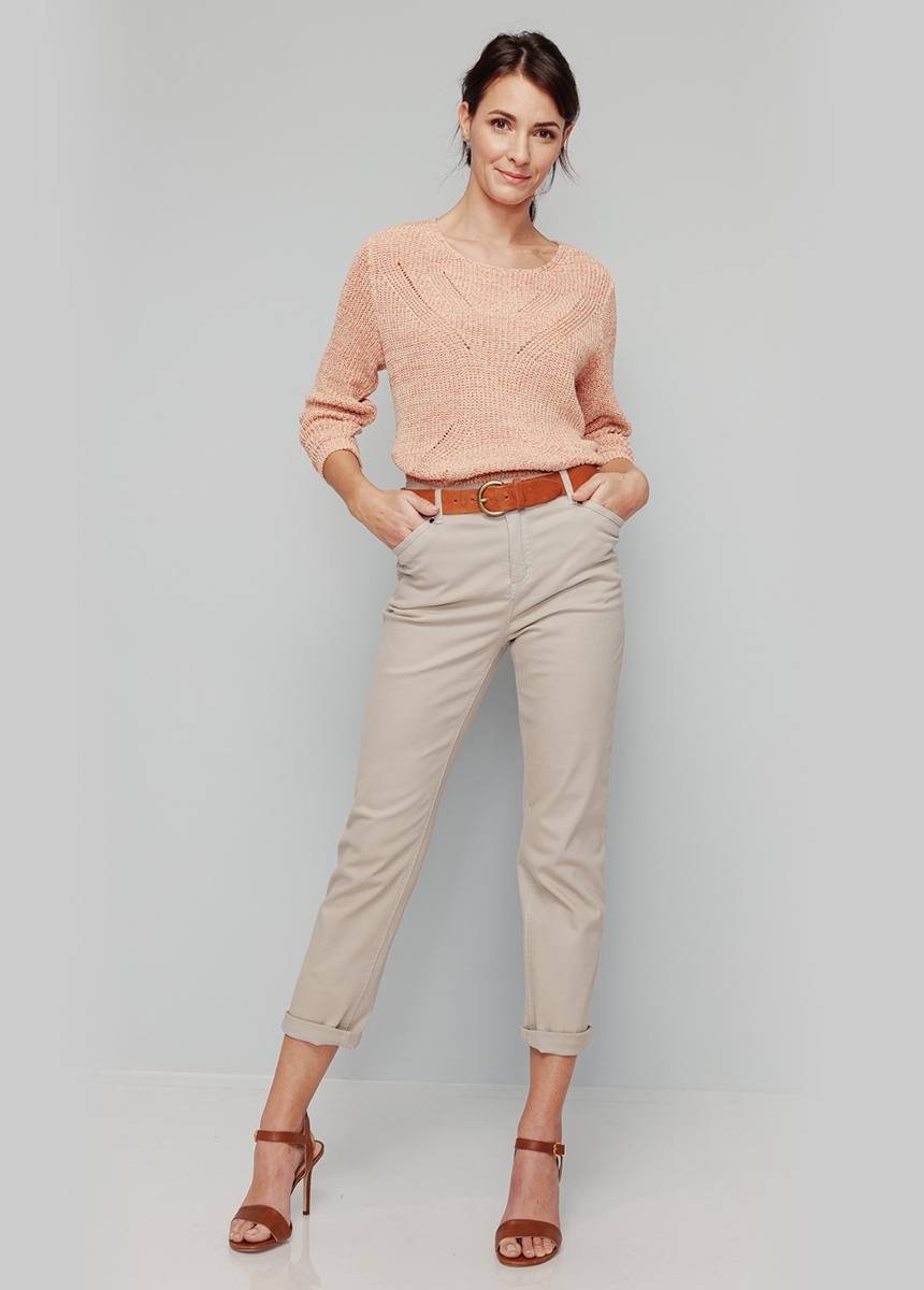 Pull_maille_anglaise_chinée_Chine_paprika_SF1_slim