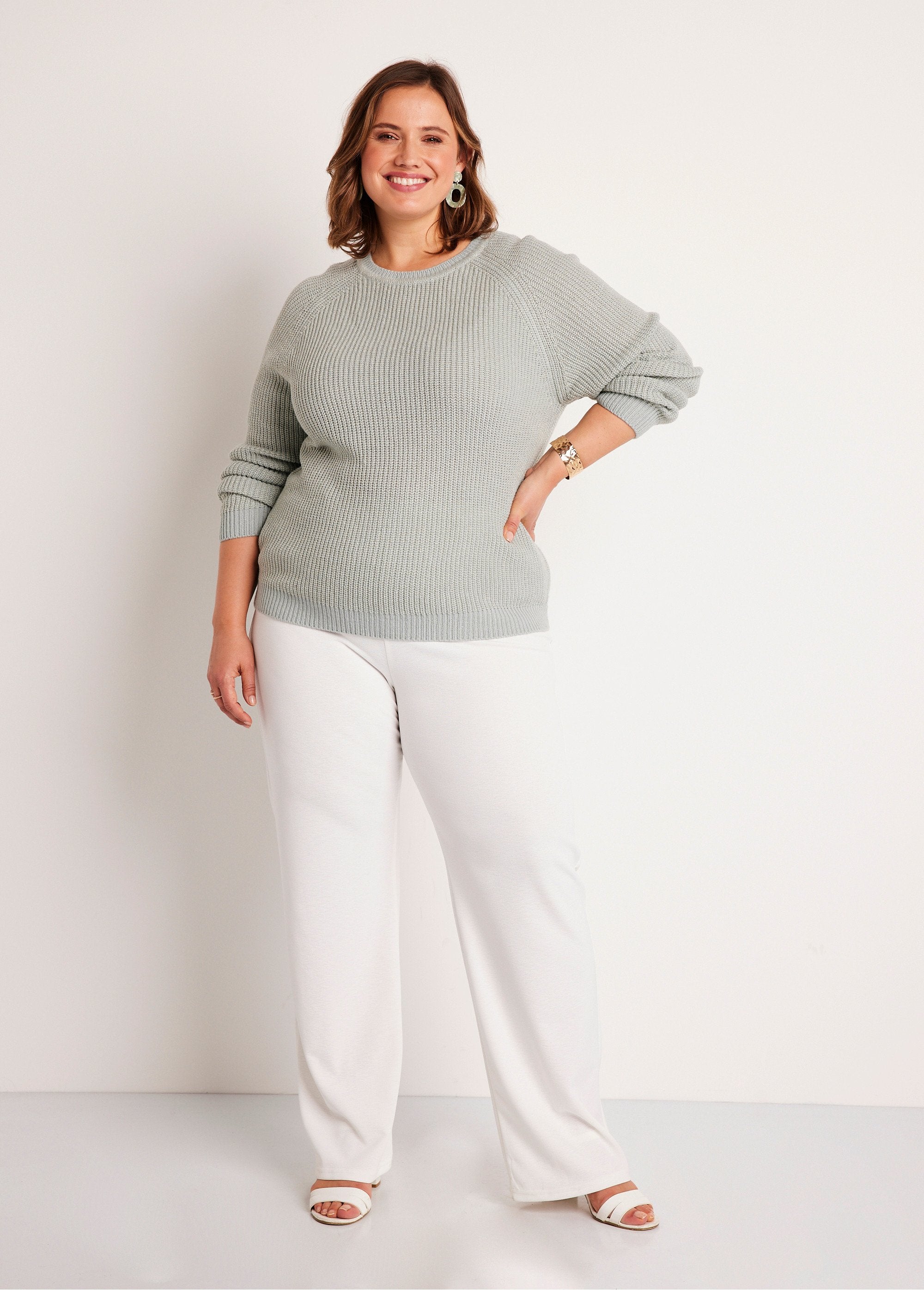 Pull_maille_brillante_col_rond_Menthe_SF1_curvy
