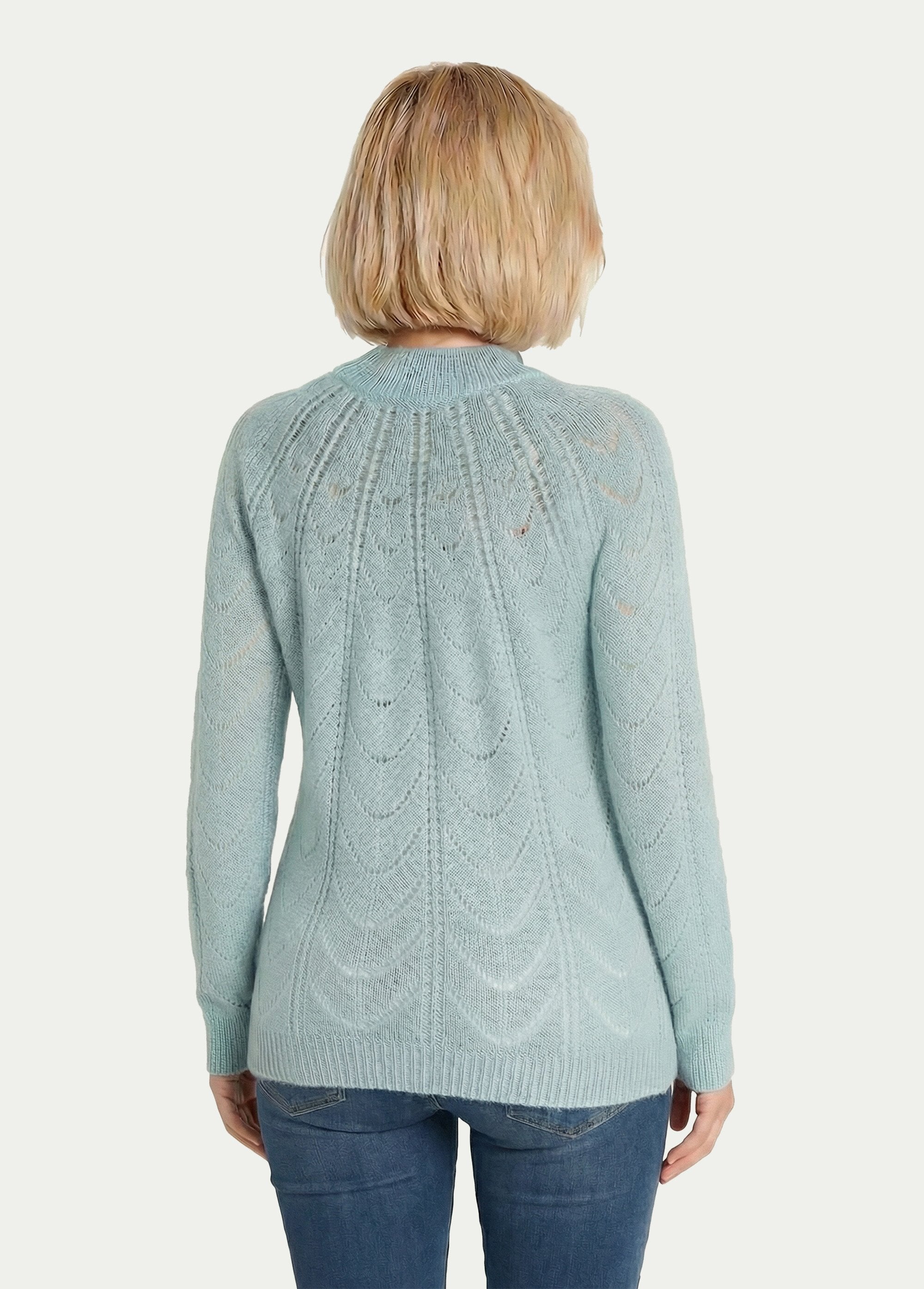 Pull_maille_chinée_ajourée_col_rond_Aqua_DO1_slim