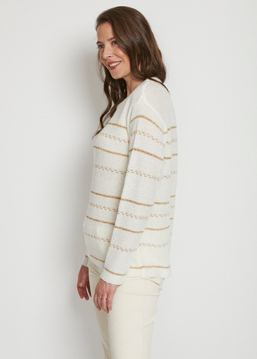 Pull_maille_perlée_rayures_scintillantes_Ecru_DR1_slim