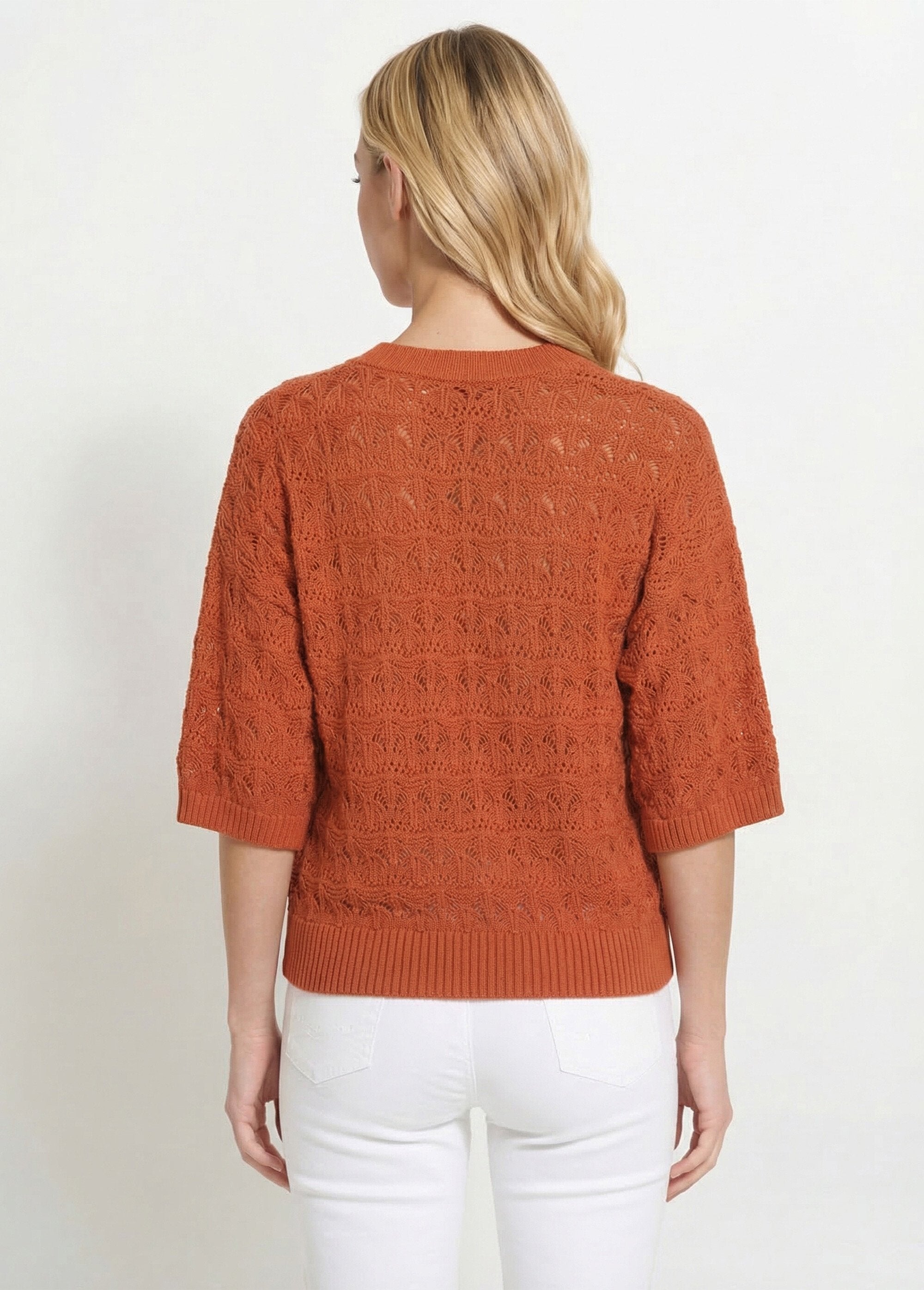 Pull_manches_courtes_en_maille_ajourée_Paprika_DO1_slim