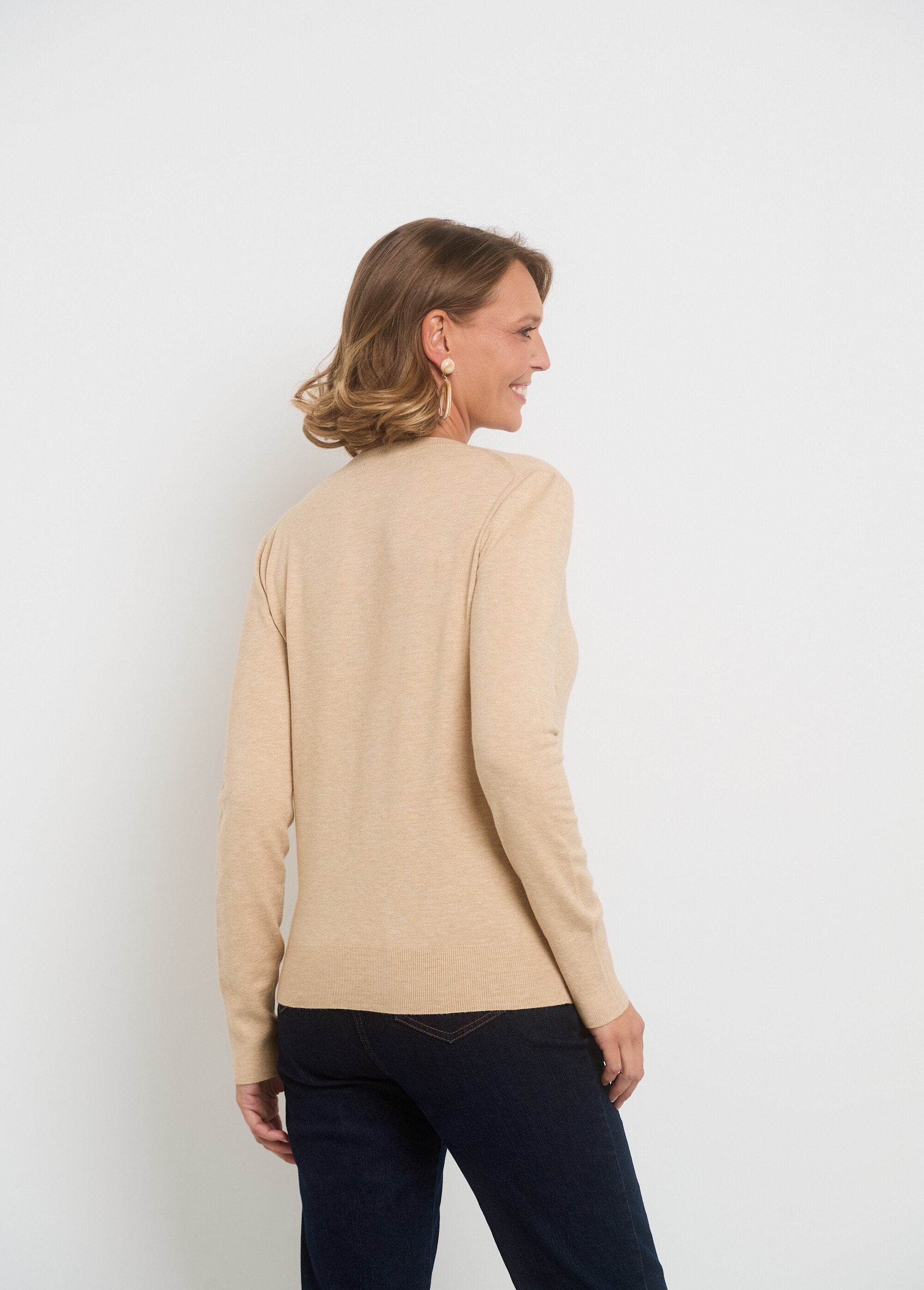 Pull_manches_longues_maille_fine_jauge_Beige_DO1_slim