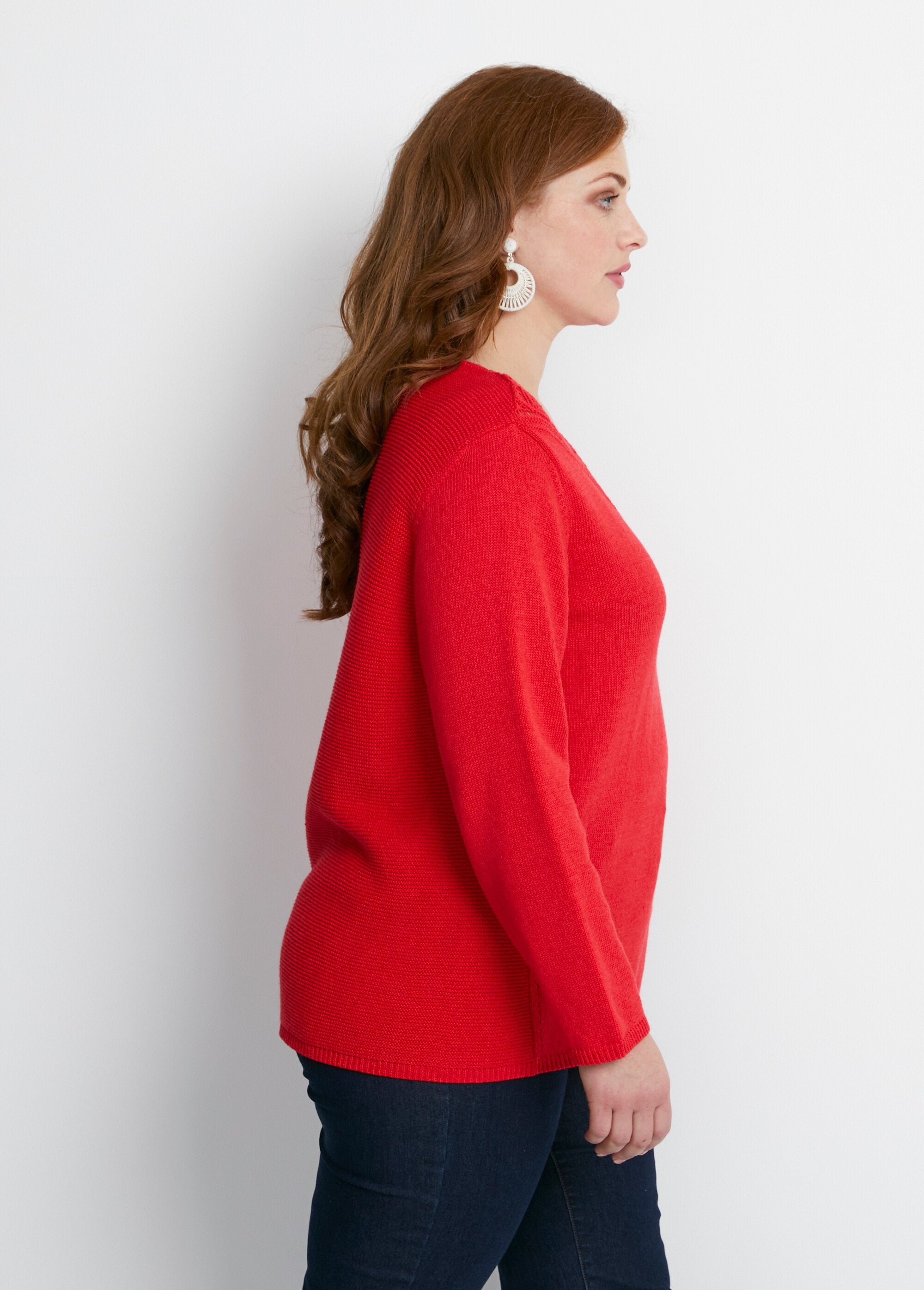 Pull_manches_longues_mailles_fantaisie_Rouge_DR1_curvy