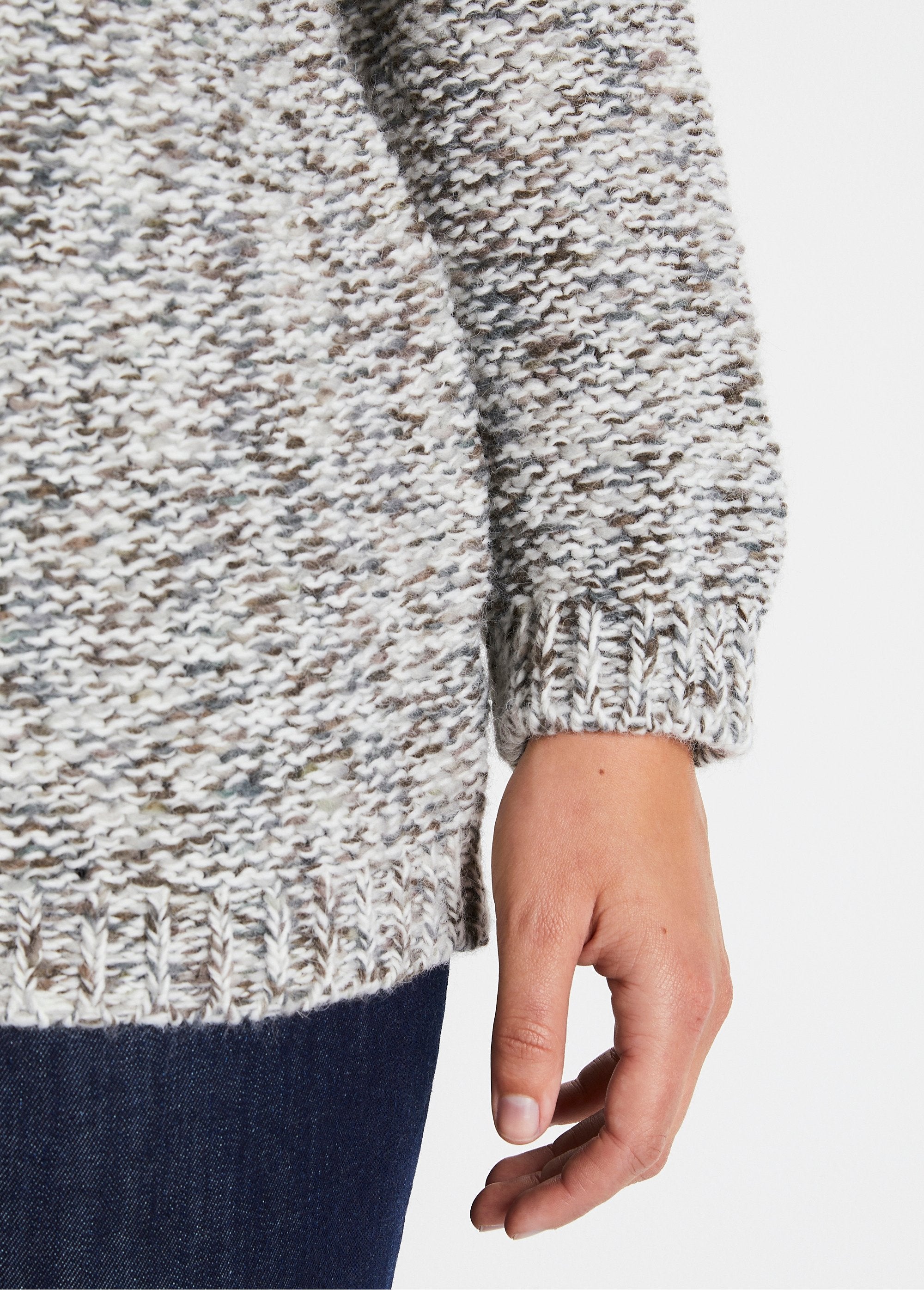 Pull_mouliné_col_rond_avec_laine_et_alpaga_Ecru_et_beige_DE2_curvy