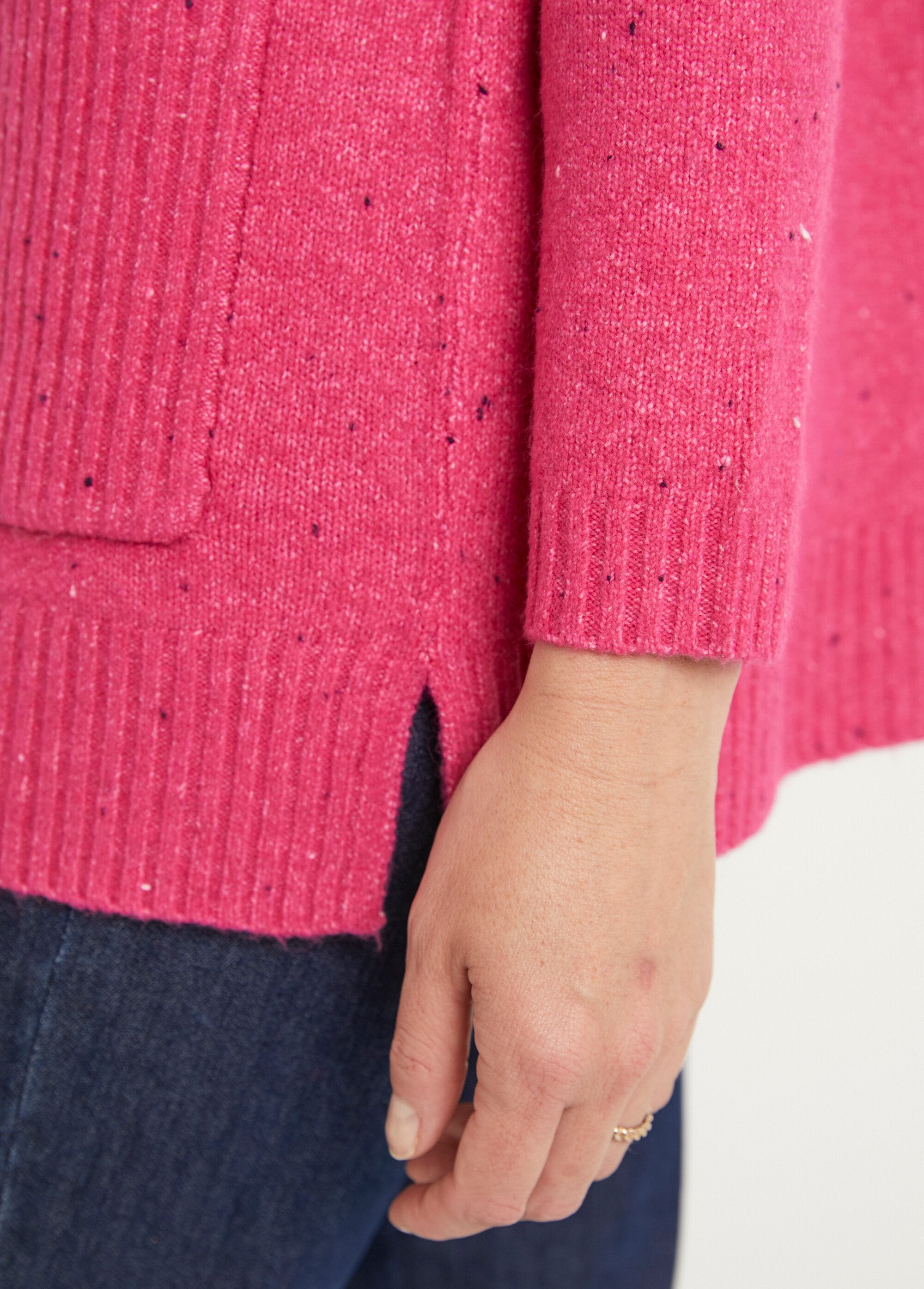 Pull-tunique_chaud_moucheté_col_roulé_Fuchsia_DE3_slim