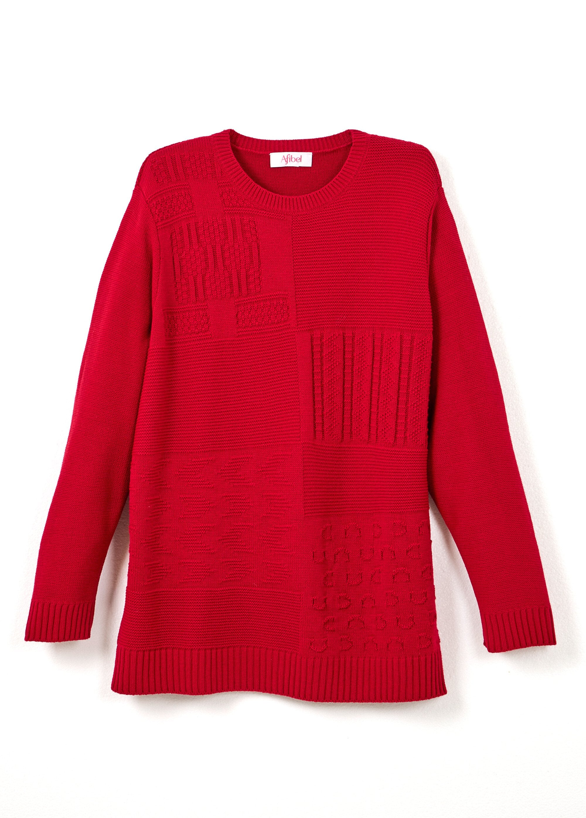 Tuniek_met_lange_mouwen_en_ronde_hals_Groseille_AP1_slim