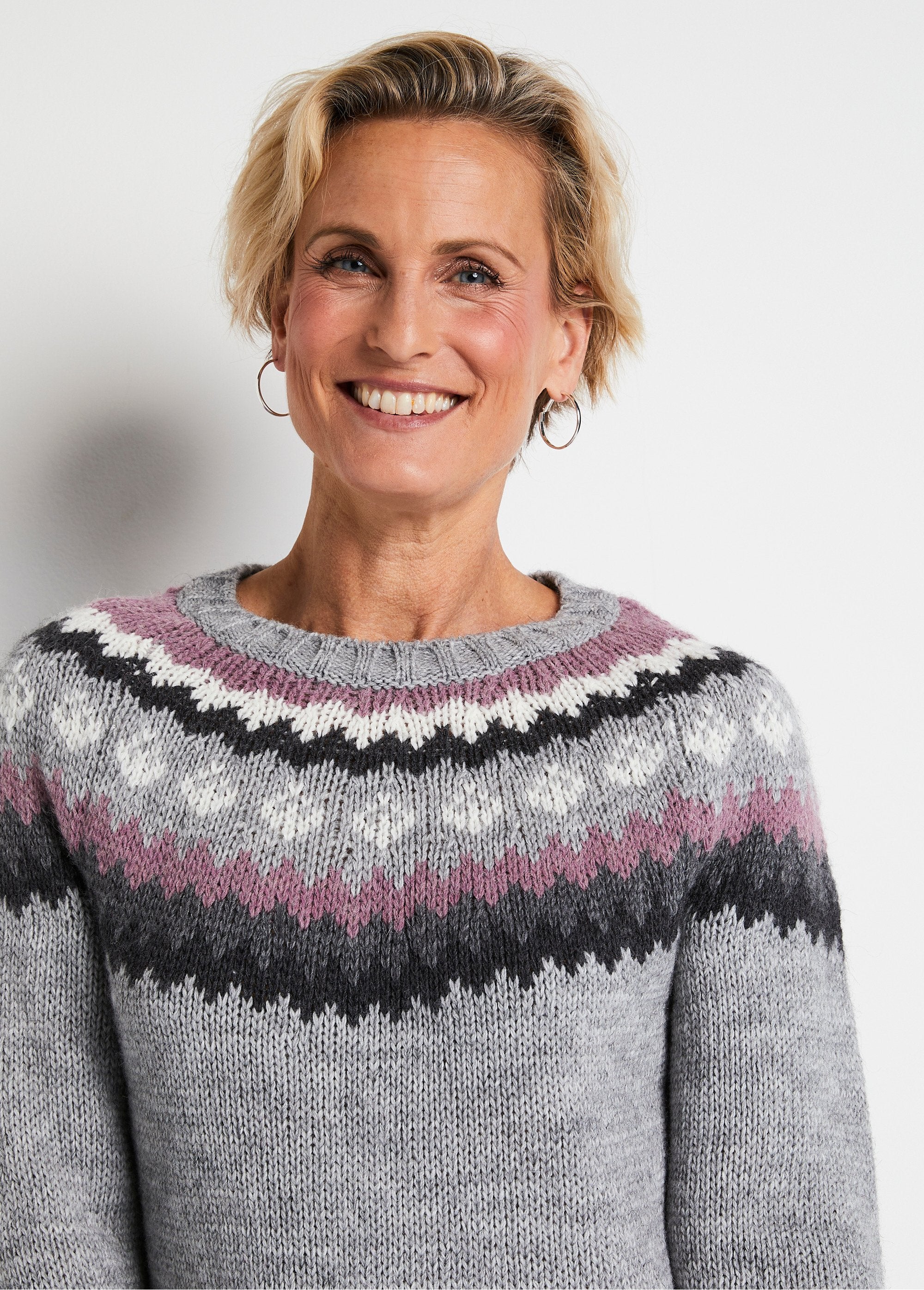 Pull_uni_jacquard_placé_Gris_et_rose_DE1_slim