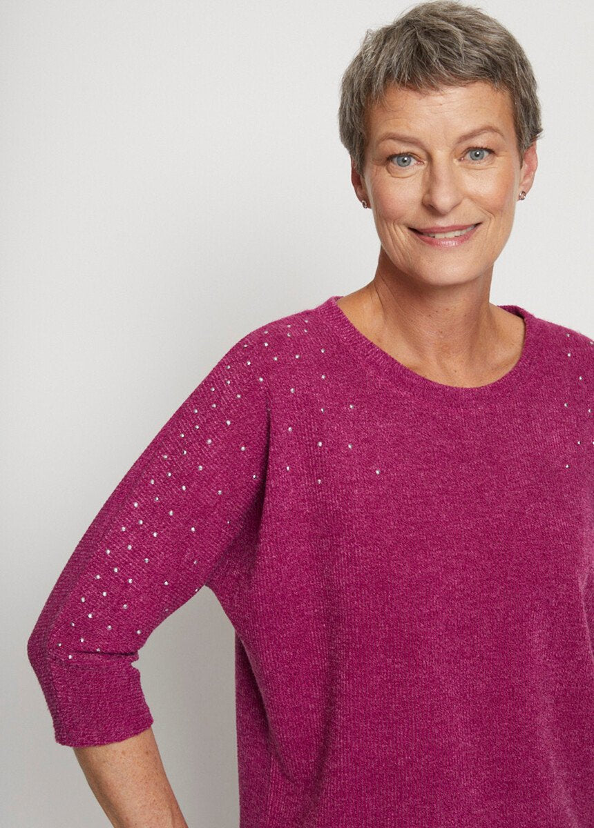 Pull_volume_T_manches_3/4_kimono_Fuchsia_DE1_slim
