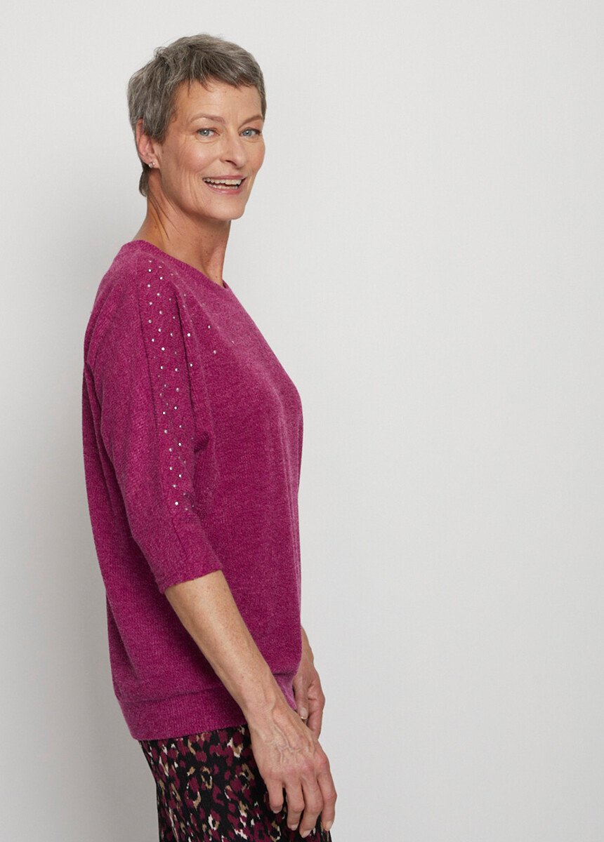 Pull_volume_T_manches_3/4_kimono_Fuchsia_DR1_slim