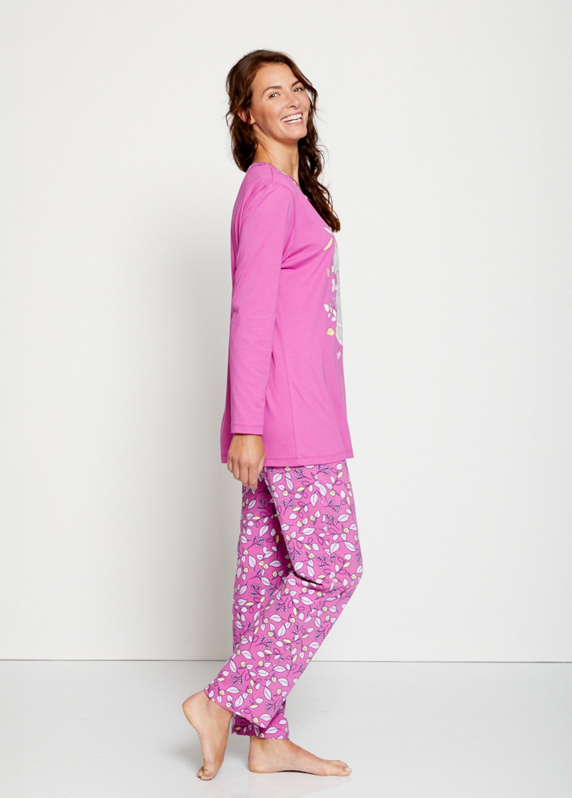 Pyjama_coton_imprimé_motif_koala_Rose_DR1_slim
