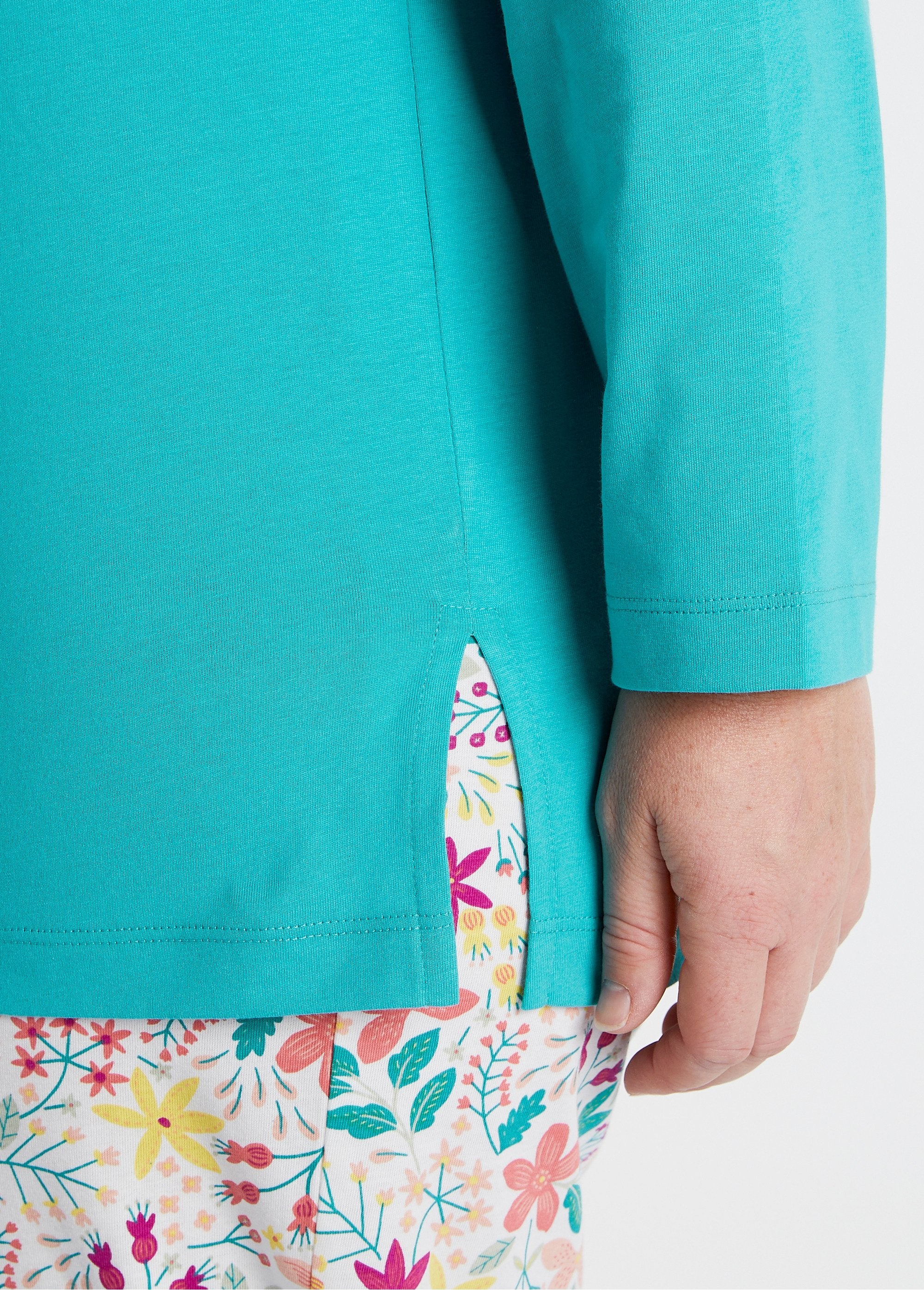 Pyjama_fleuri_en_coton_Vert_canard_DE2_curvy