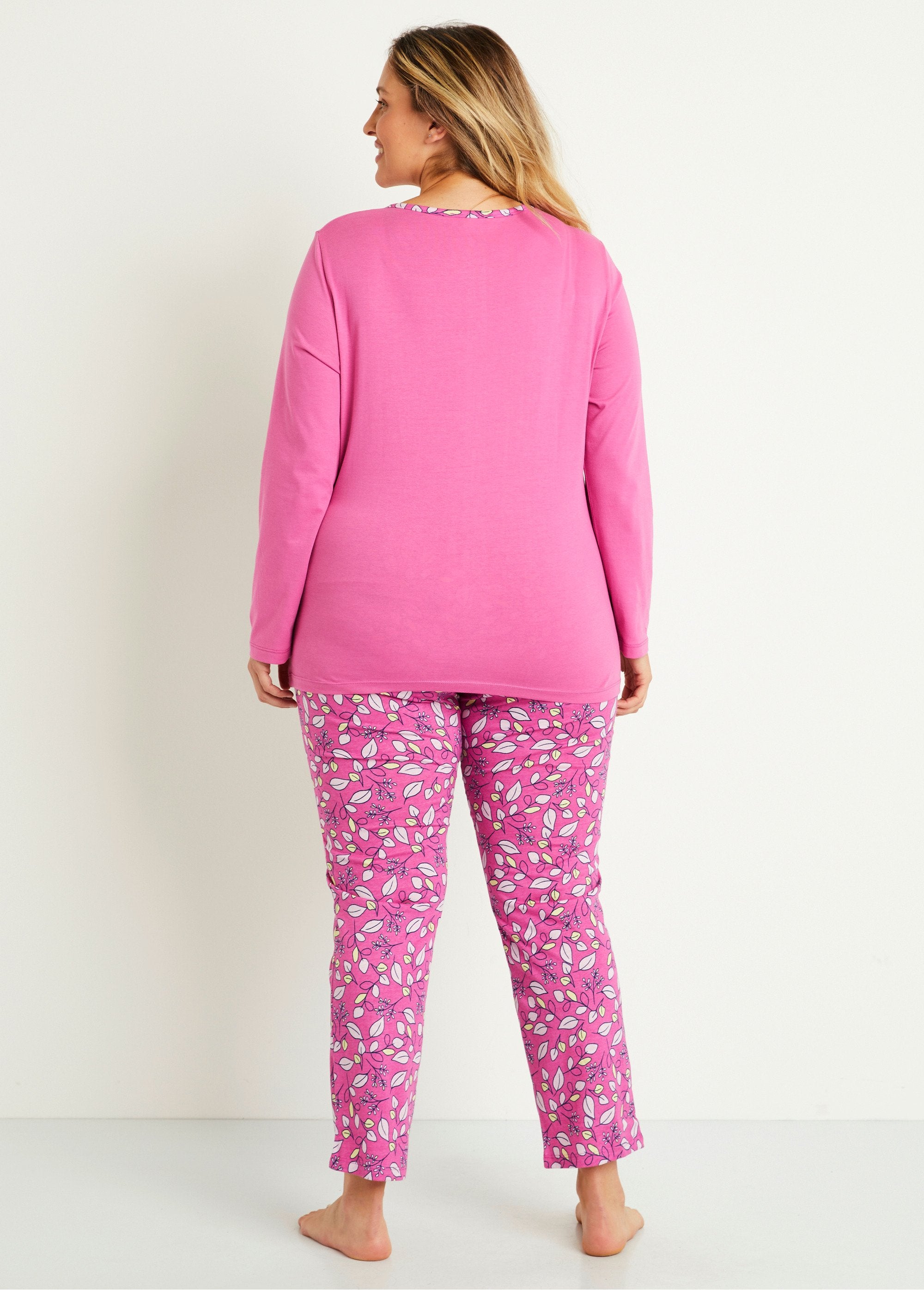 Pyjama_coton_imprimé_motif_koala_Rose_DO1_curvy