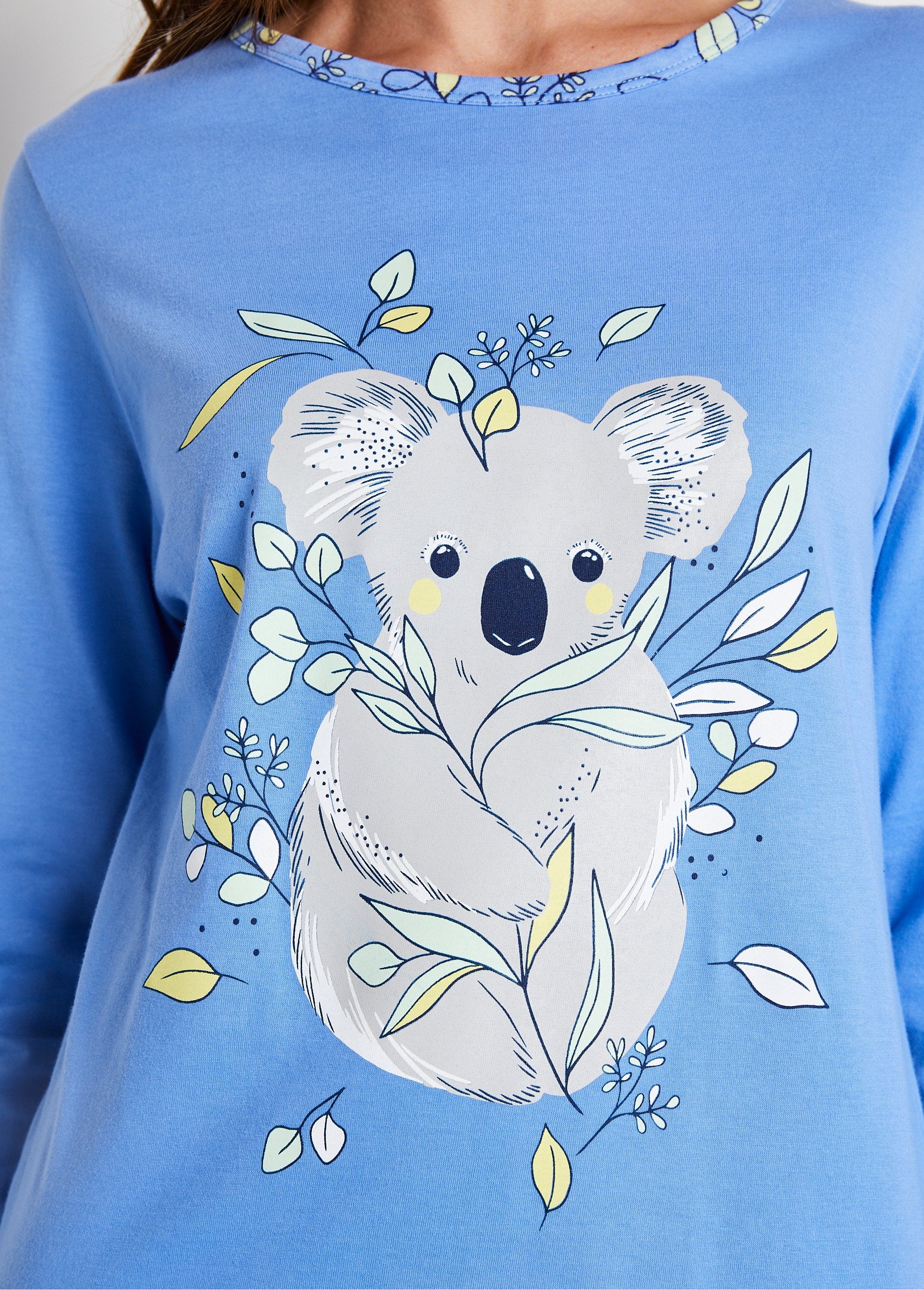 Pyjama_coton_imprimé_motif_koala_Bleu_DE2_slim