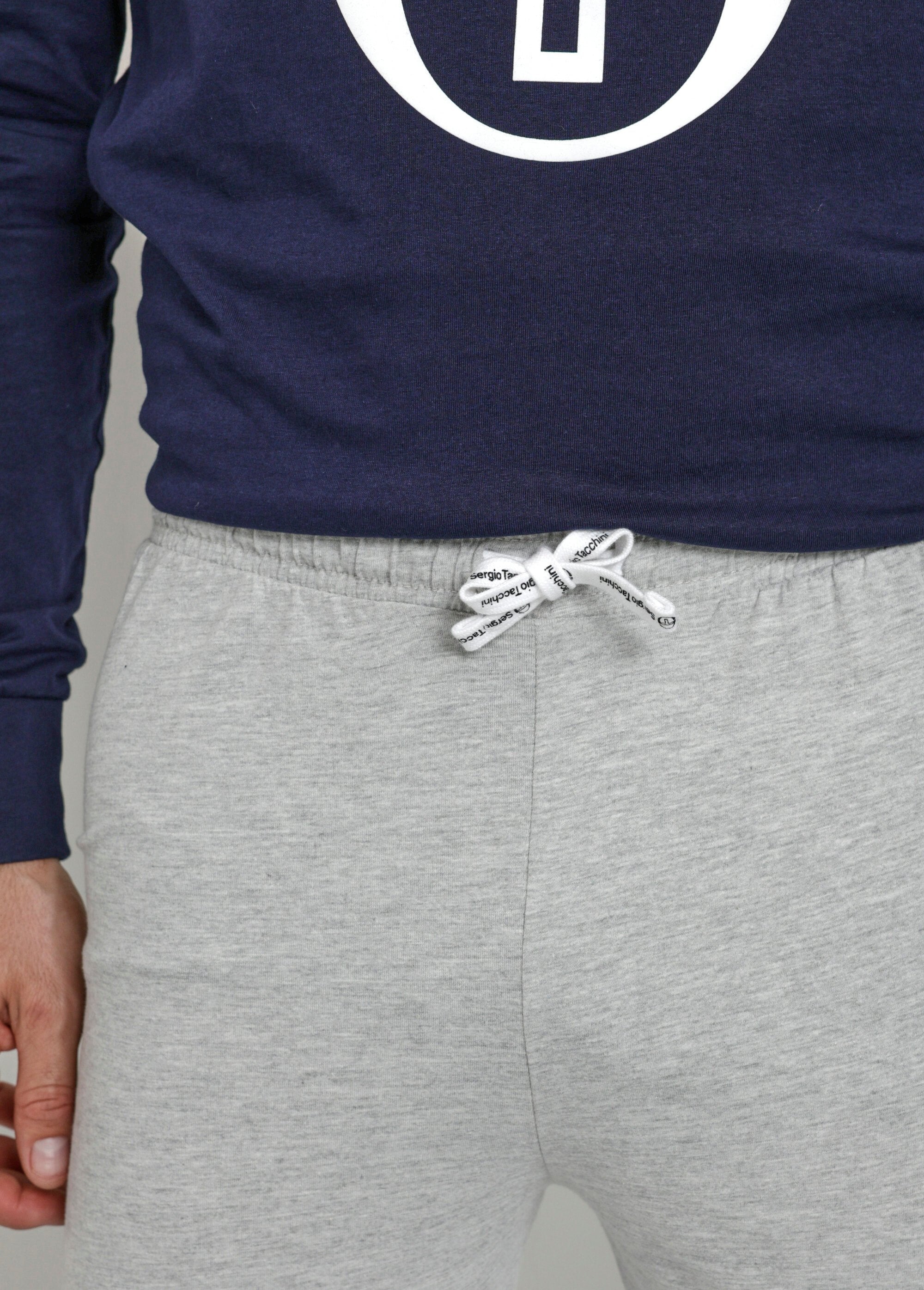 Pyjama_manches_longues_avec_bord_côtes_Marine_DE2_slim