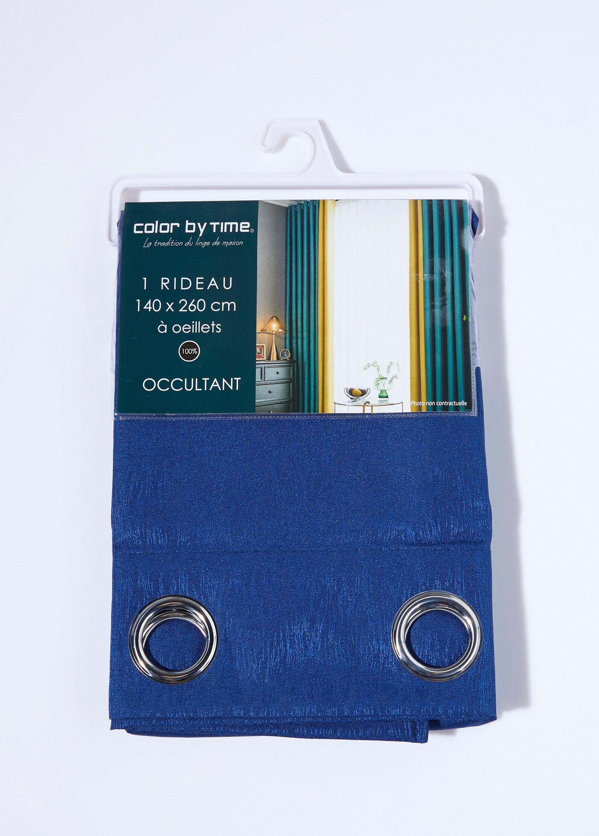 Verduisteringsgordijn_golven_1_paneel_oogjes_Bleu_marine_DE2_slim