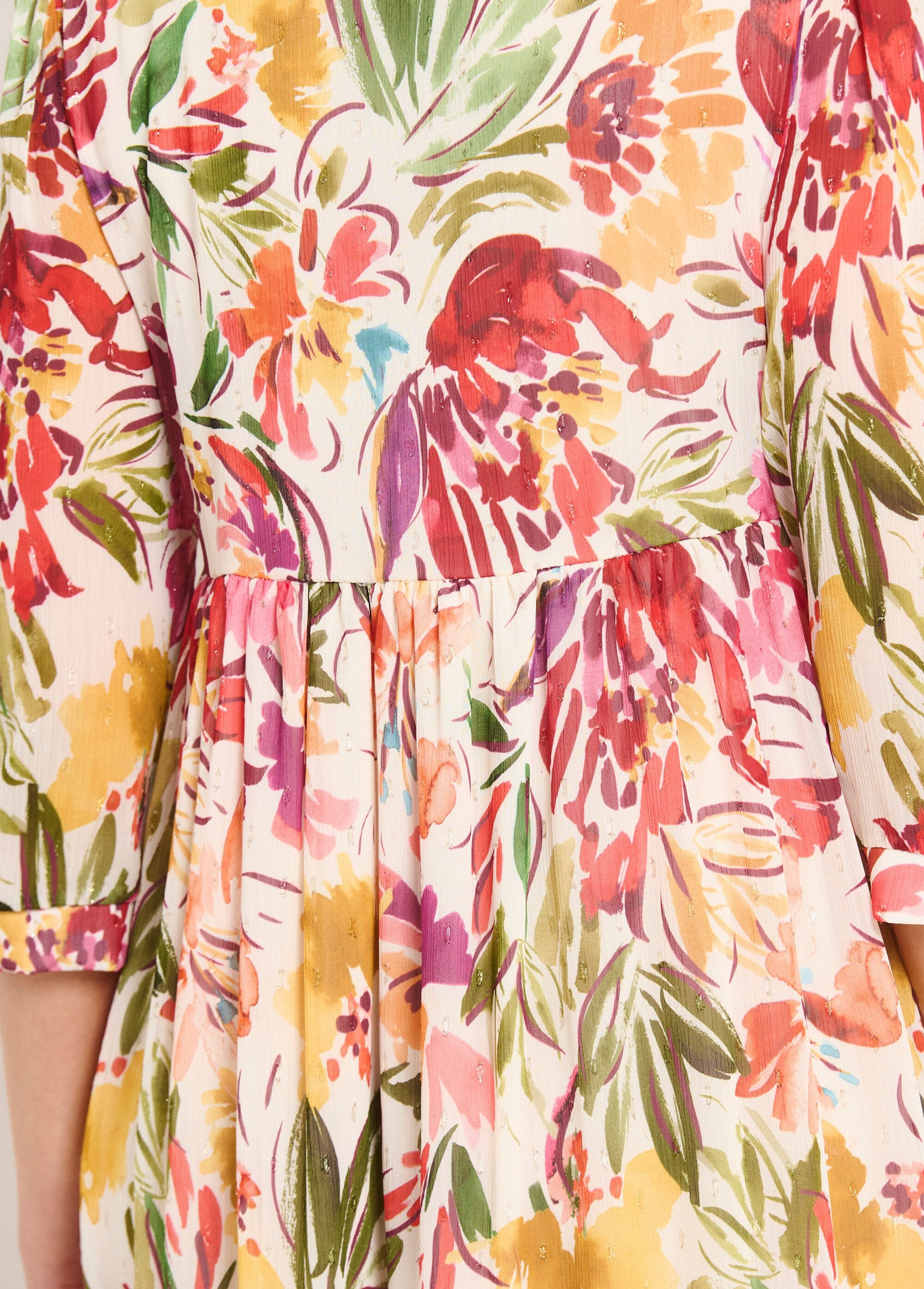 Robe_courte_volantée_col_V_voile_fleuri_Multicolore_DE2_slim